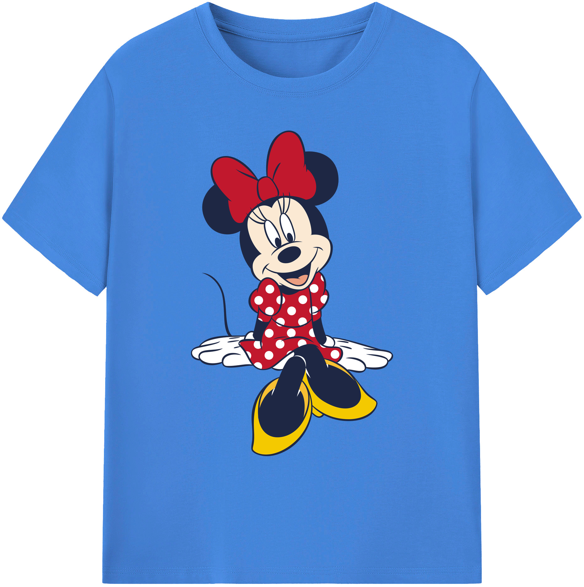 ミッキーマウス Mickey Mouse 綿100％ メンズ半袖Tシャツ｜肌触りやわらか＆通気性