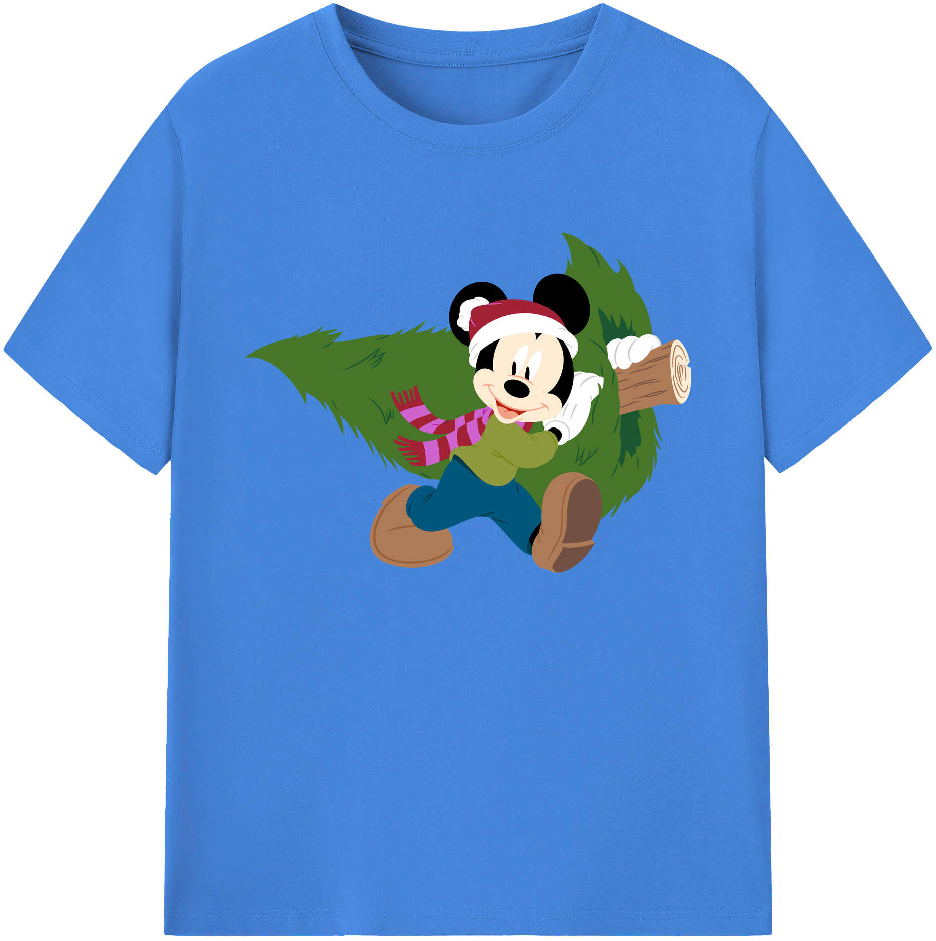 ミッキーマウス Mickey Mouse 綿100％ メンズ半袖Tシャツ｜肌触りやわらか＆通気性