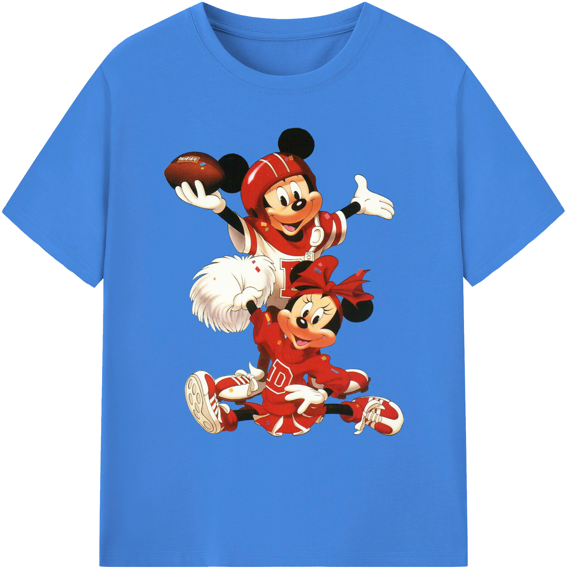 ミッキーマウス Mickey Mouse 綿100％ メンズ半袖Tシャツ｜肌触りやわらか＆通気性