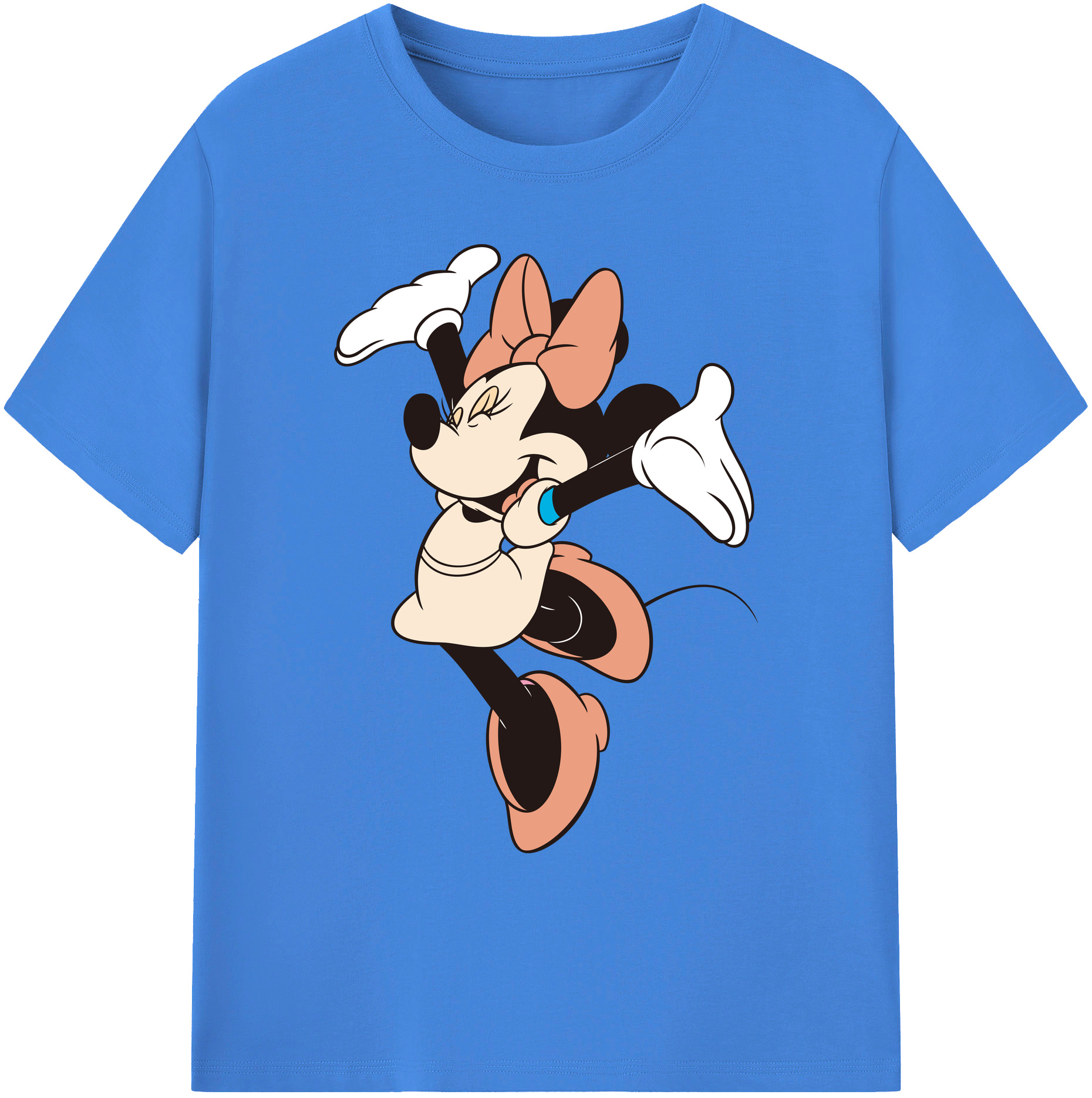 ミッキーマウス Mickey Mouse 綿100％ メンズ半袖Tシャツ｜肌触りやわらか＆通気性