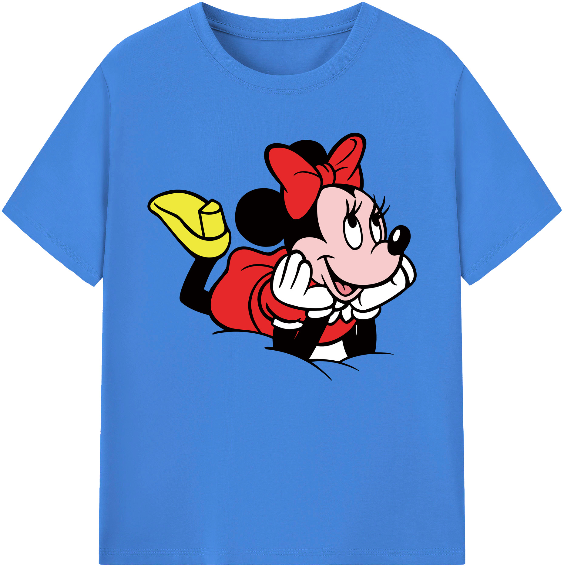 ミッキーマウス Mickey Mouse 綿100％ メンズ半袖Tシャツ｜肌触りやわらか＆通気性