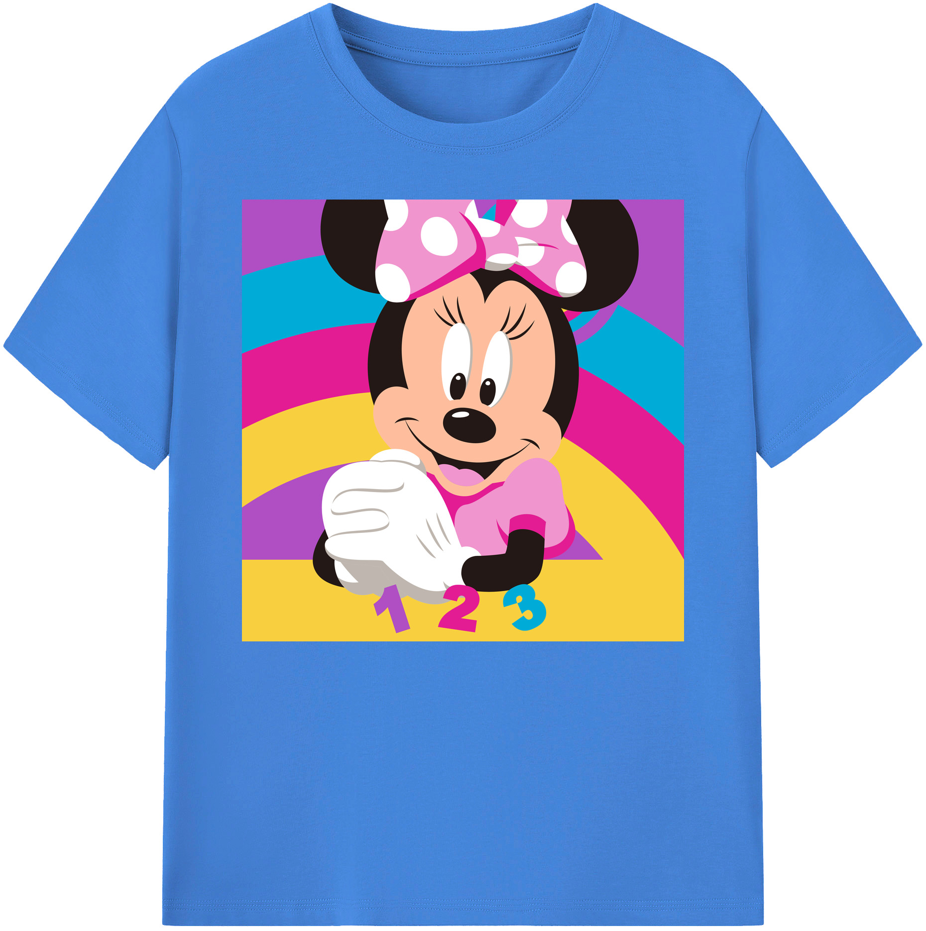 ミッキーマウス Mickey Mouse 綿100％ メンズ半袖Tシャツ｜肌触りやわらか＆通気性