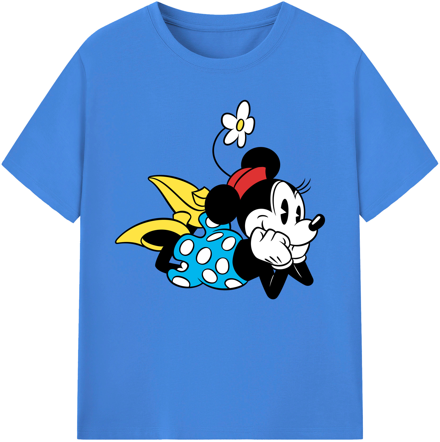 ミッキーマウス Mickey Mouse 綿100％ メンズ半袖Tシャツ｜肌触りやわらか＆通気性