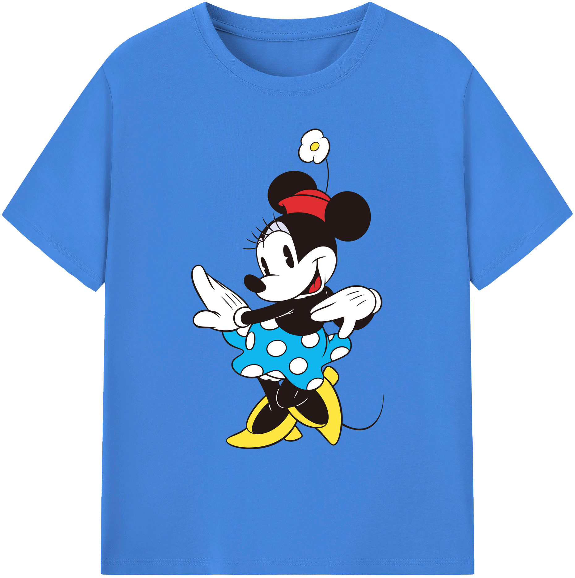 ミッキーマウス Mickey Mouse 綿100％ メンズ半袖Tシャツ｜肌触りやわらか＆通気性