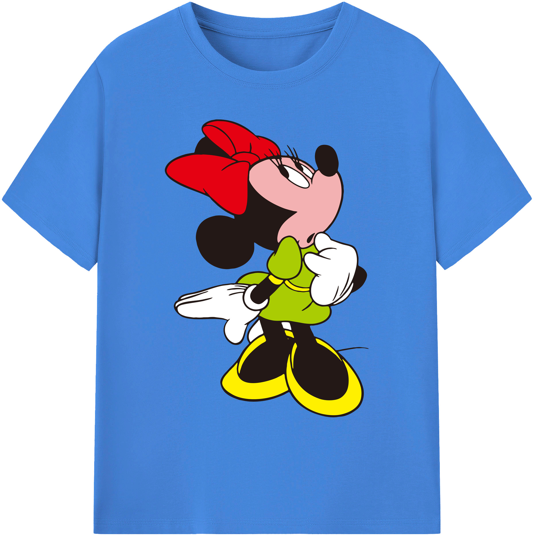 ミッキーマウス Mickey Mouse 綿100％ メンズ半袖Tシャツ｜肌触りやわらか＆通気性