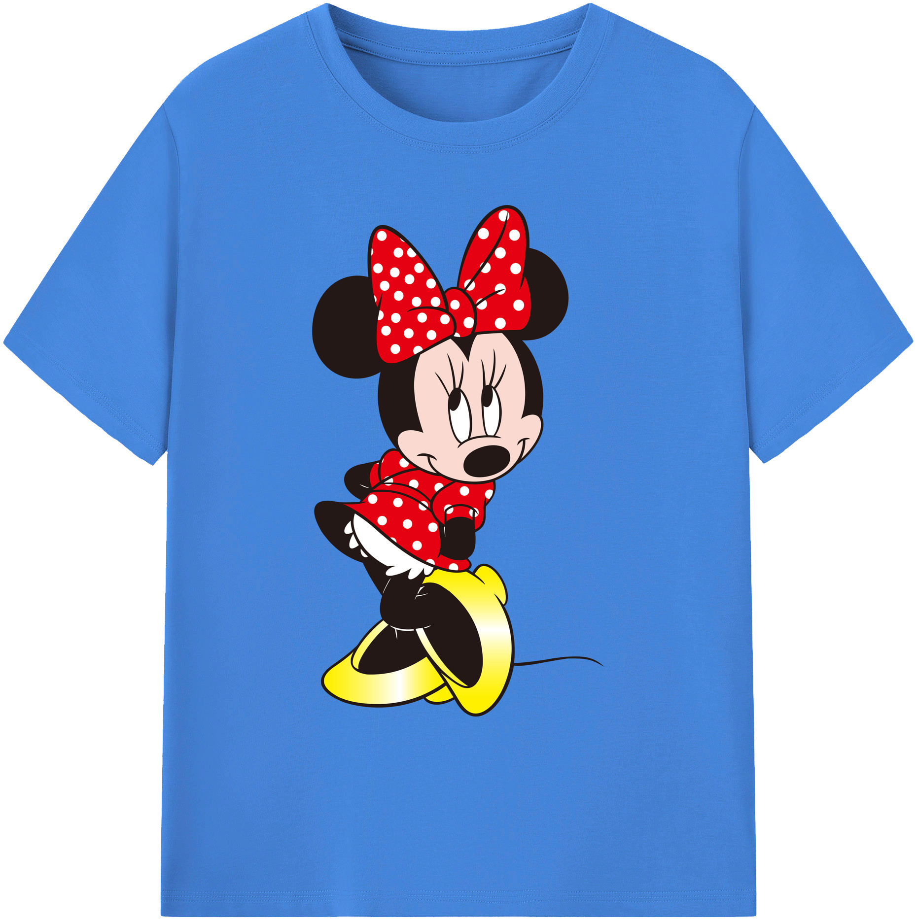 ミッキーマウス Mickey Mouse 綿100％ メンズ半袖Tシャツ｜肌触りやわらか＆通気性