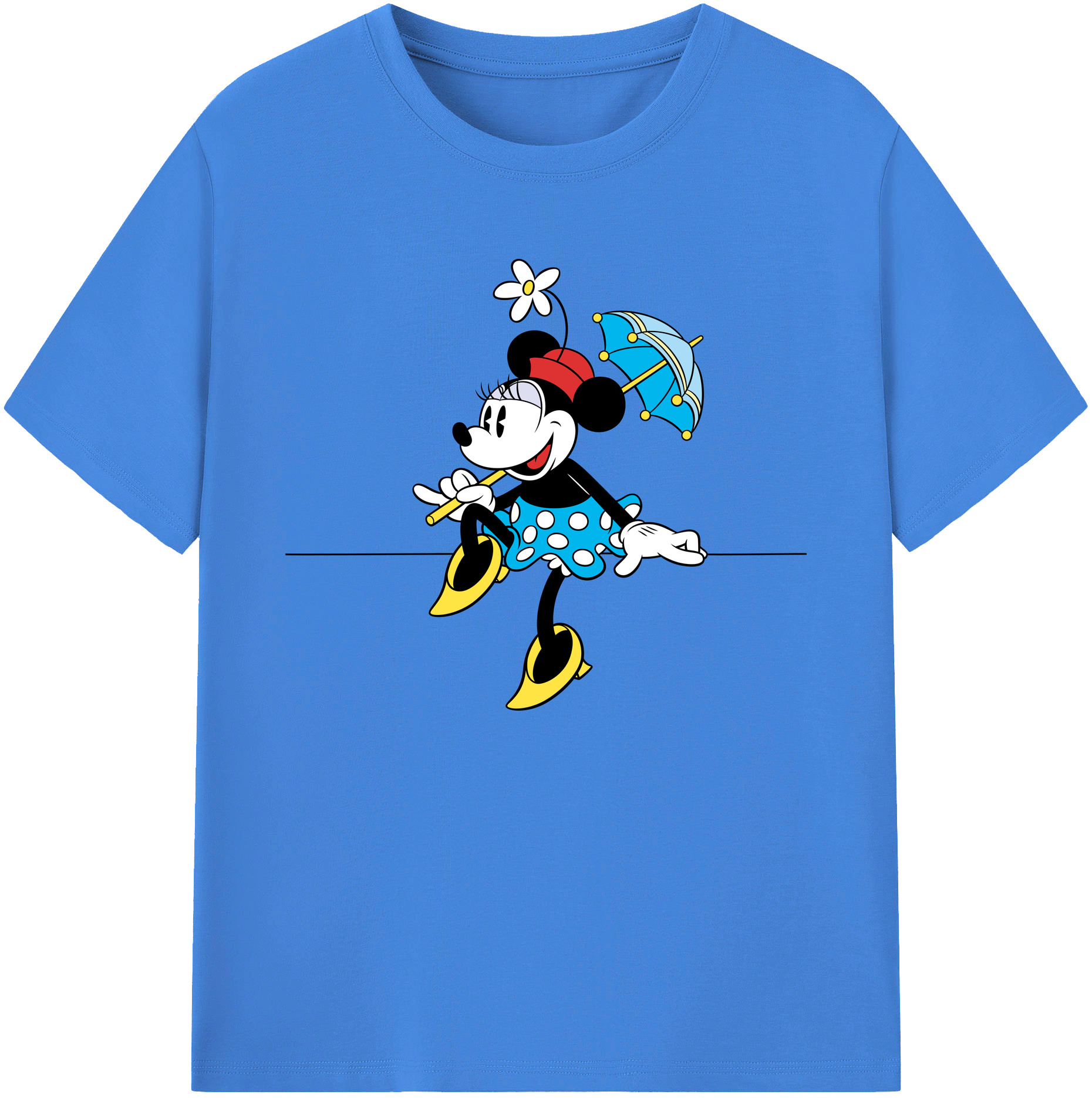 ミッキーマウス Mickey Mouse 綿100％ メンズ半袖Tシャツ｜肌触りやわらか＆通気性