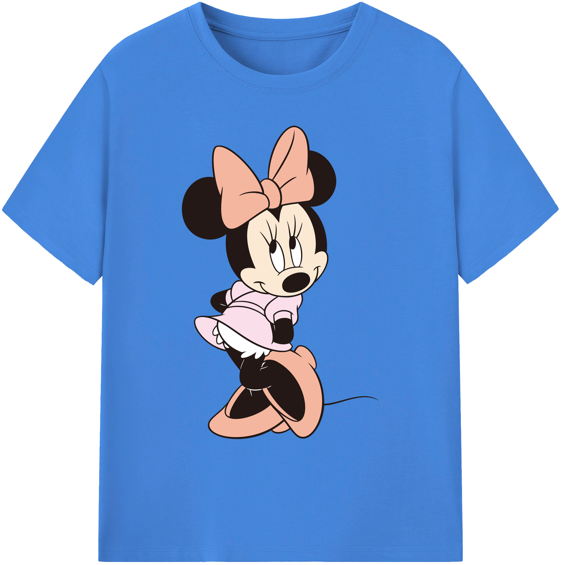 ミッキーマウス Mickey Mouse 綿100％ メンズ半袖Tシャツ｜肌触りやわらか＆通気性