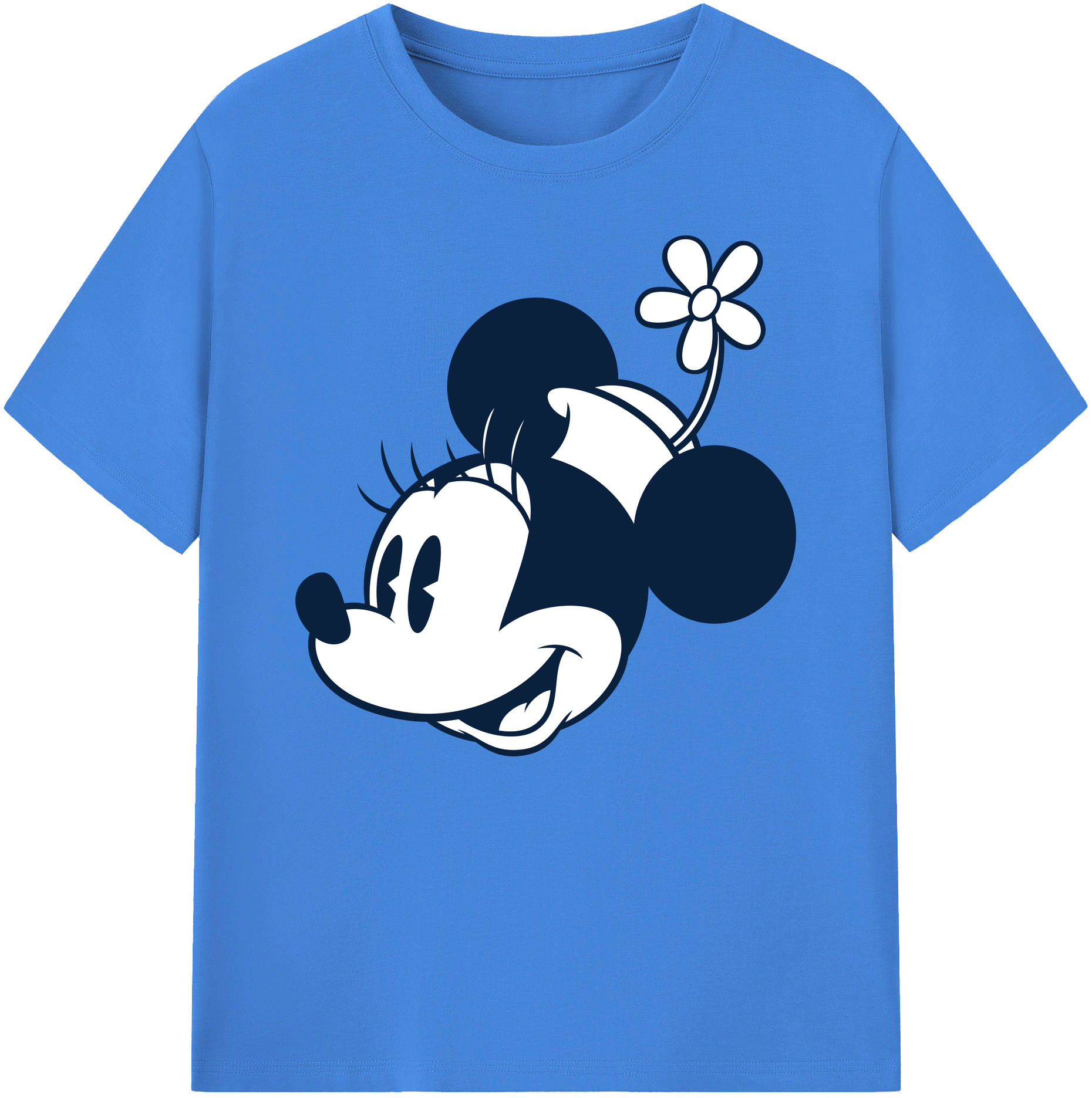 ミッキーマウス Mickey Mouse 綿100％ メンズ半袖Tシャツ｜肌触りやわらか＆通気性