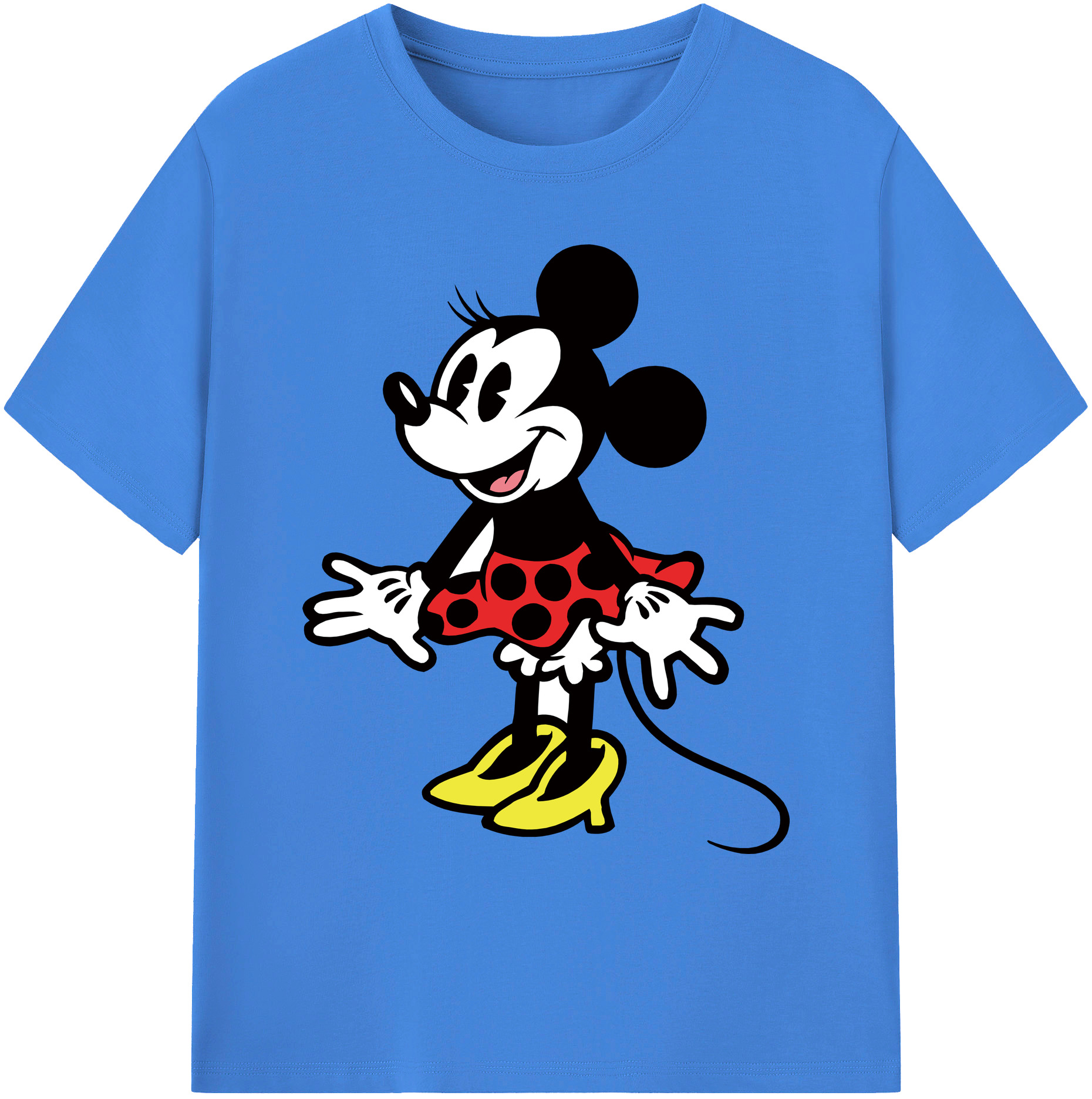 ミッキーマウス Mickey Mouse 綿100％ メンズ半袖Tシャツ｜肌触りやわらか＆通気性