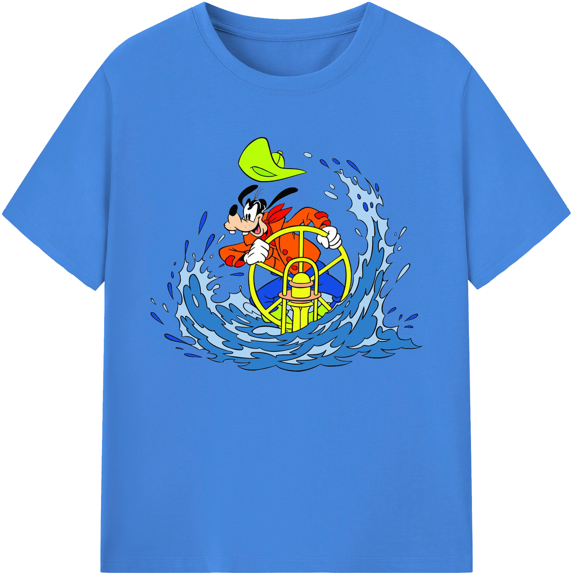 ミッキーマウス Mickey Mouse 綿100％ メンズ半袖Tシャツ｜肌触りやわらか＆通気性
