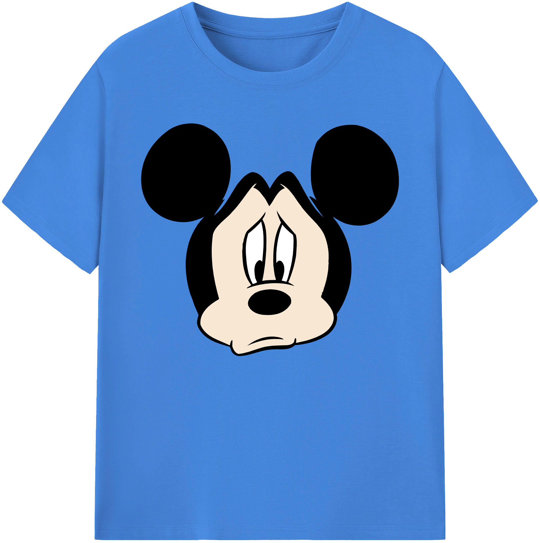 ミッキーマウス Mickey Mouse 綿100％ メンズ半袖Tシャツ｜肌触りやわらか＆通気性