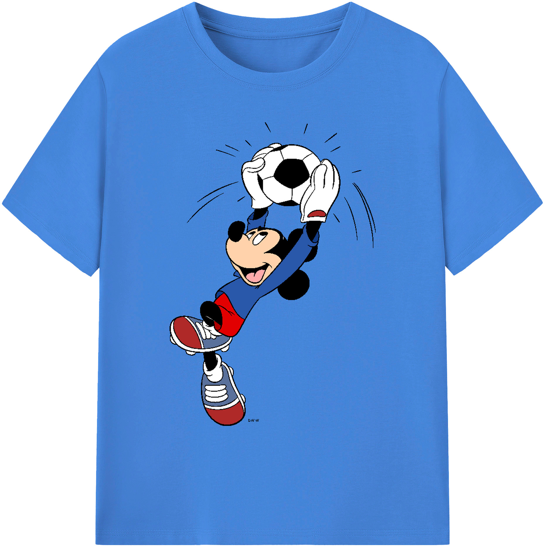 ミッキーマウス Mickey Mouse 綿100％ メンズ半袖Tシャツ｜肌触りやわらか＆通気性