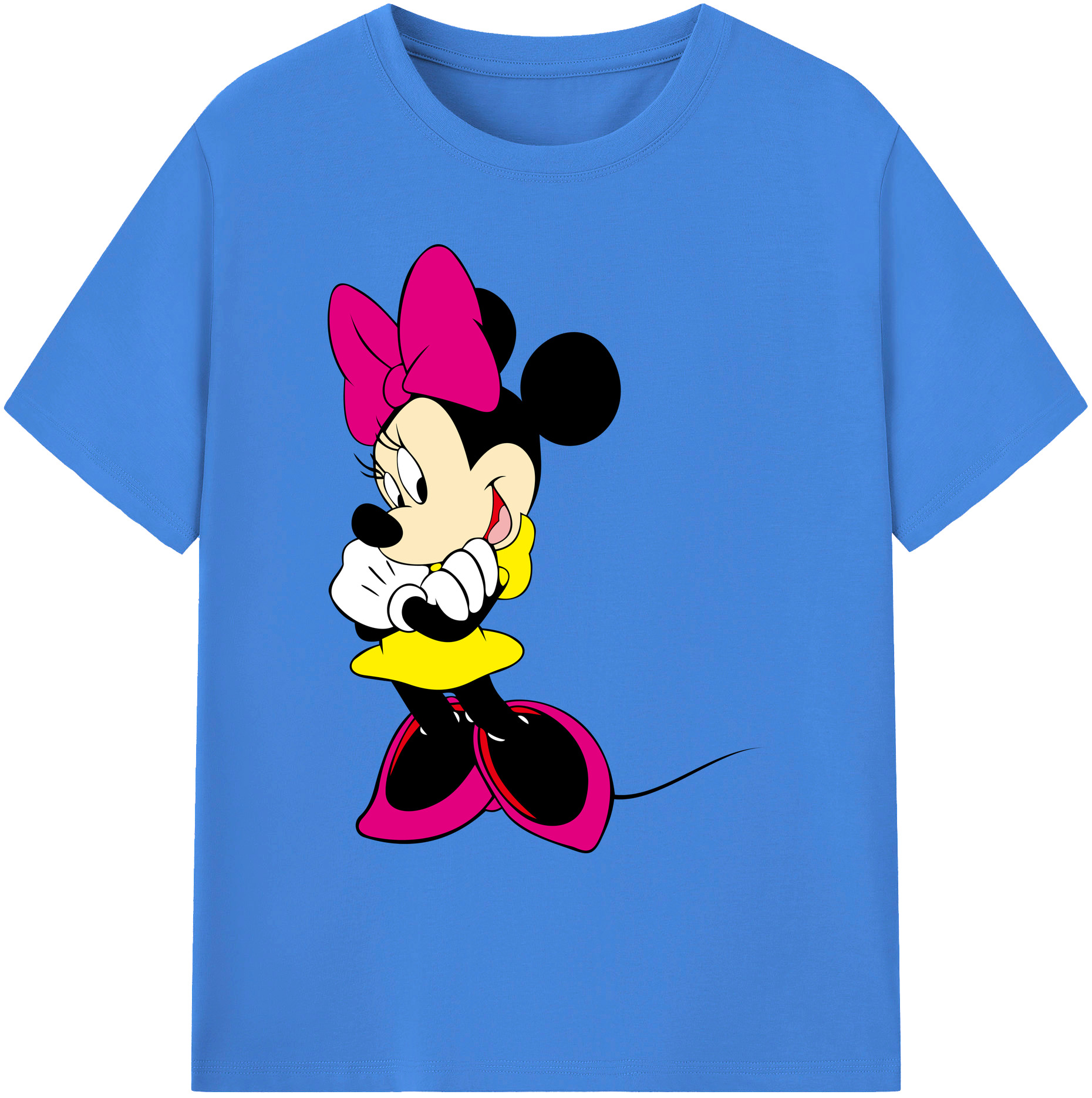 ミッキーマウス Mickey Mouse 綿100％ メンズ半袖Tシャツ｜肌触りやわらか＆通気性