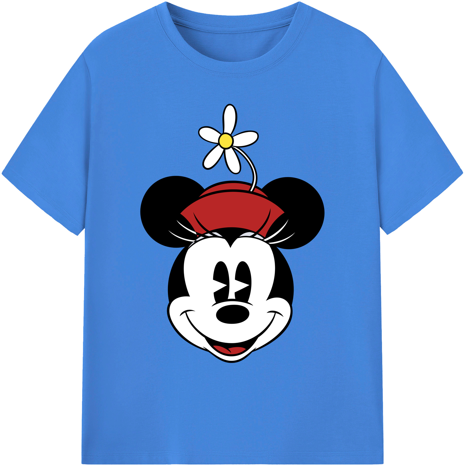 ミッキーマウス Mickey Mouse 綿100％ メンズ半袖Tシャツ｜肌触りやわらか＆通気性