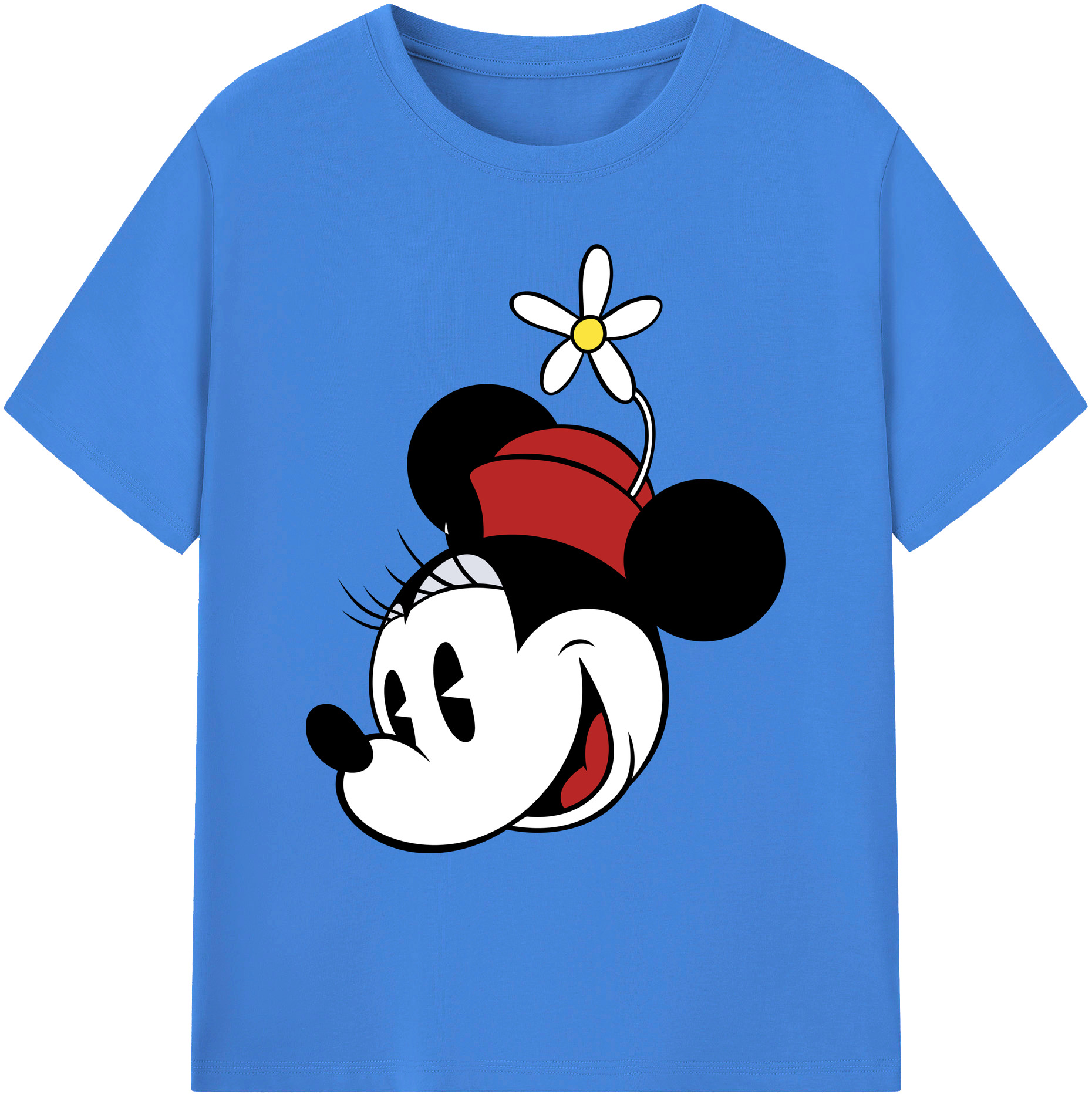 ミッキーマウス Mickey Mouse 綿100％ メンズ半袖Tシャツ｜肌触りやわらか＆通気性
