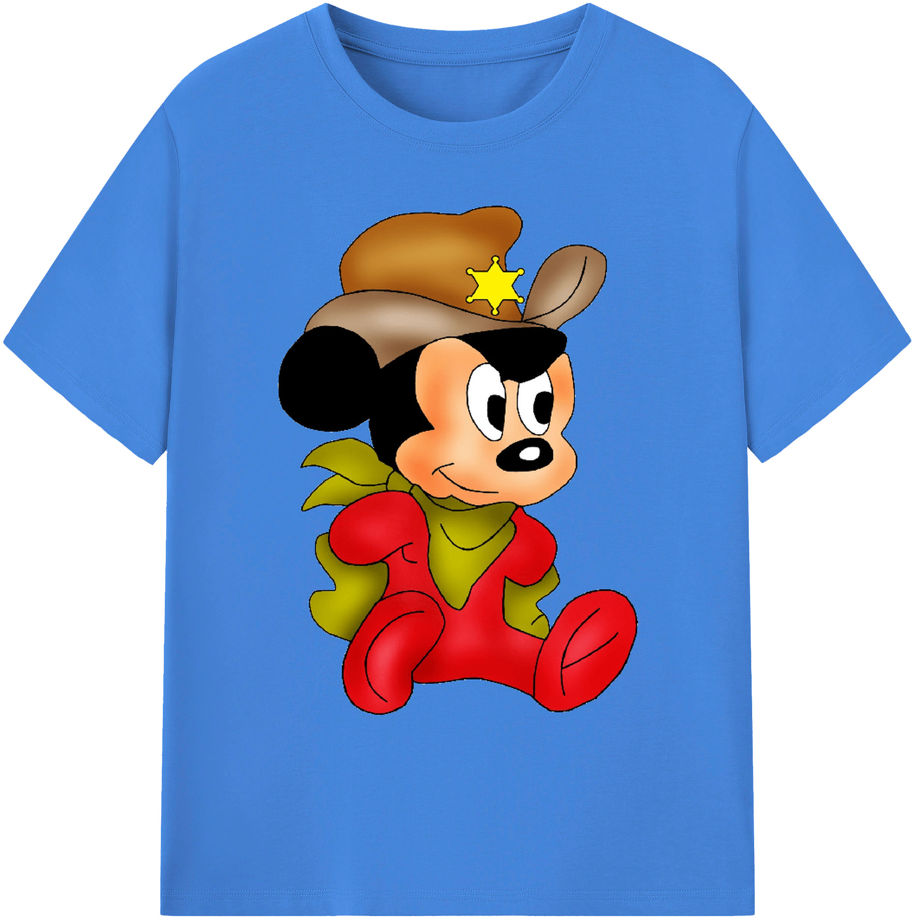 ミッキーマウス Mickey Mouse 綿100％ メンズ半袖Tシャツ｜肌触りやわらか＆通気性