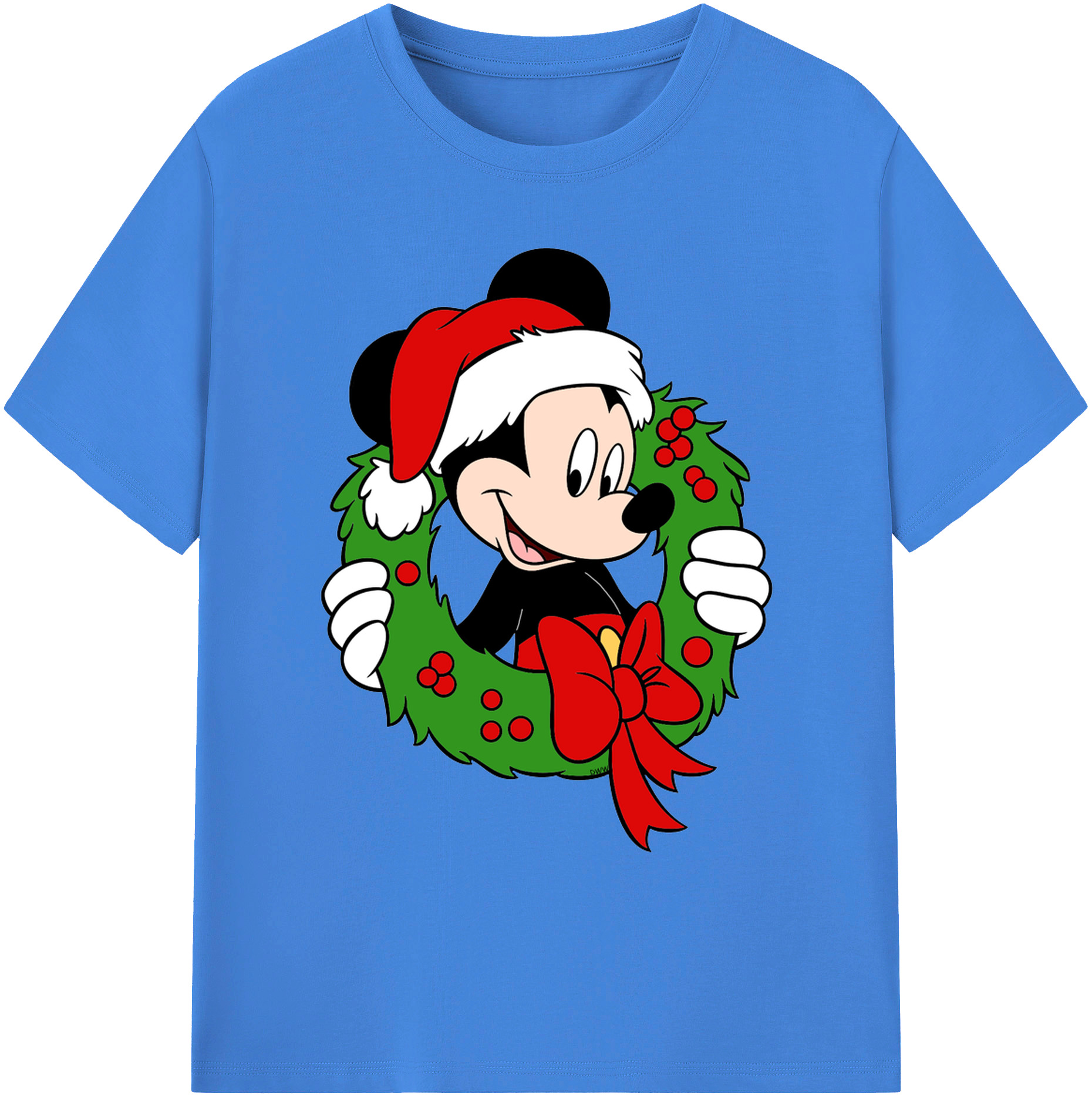 ミッキーマウス Mickey Mouse 綿100％ メンズ半袖Tシャツ｜肌触りやわらか＆通気性