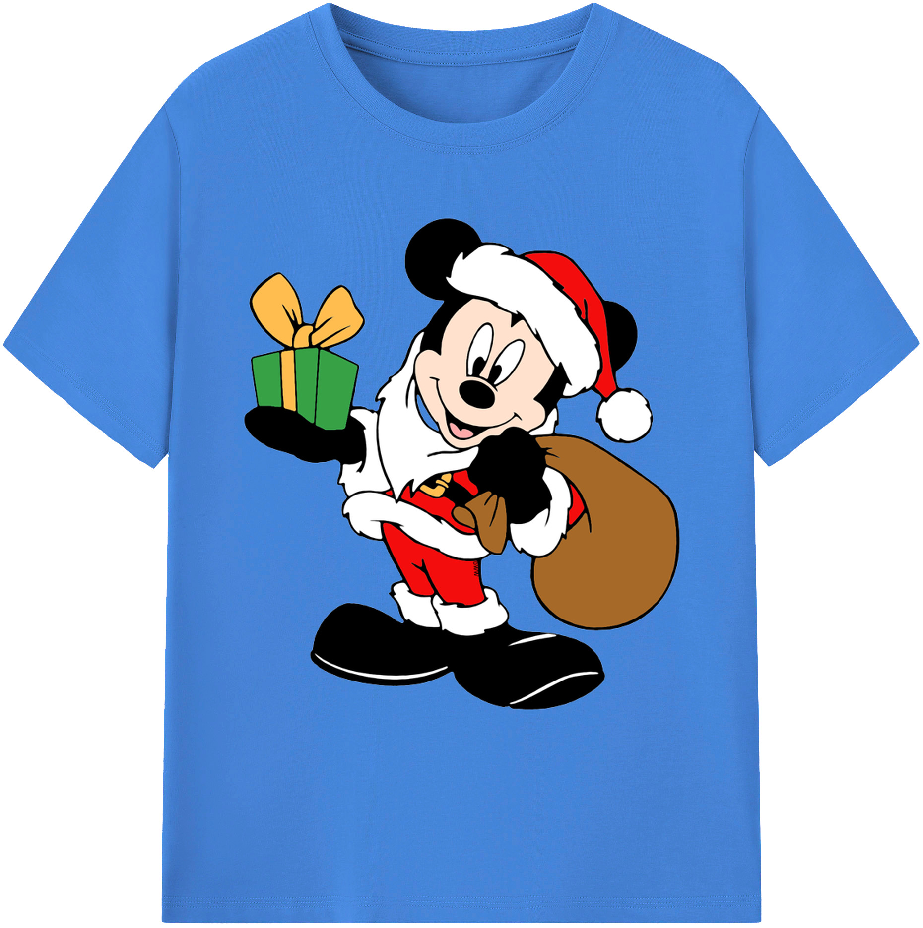 ミッキーマウス Mickey Mouse 綿100％ メンズ半袖Tシャツ｜肌触りやわらか＆通気性