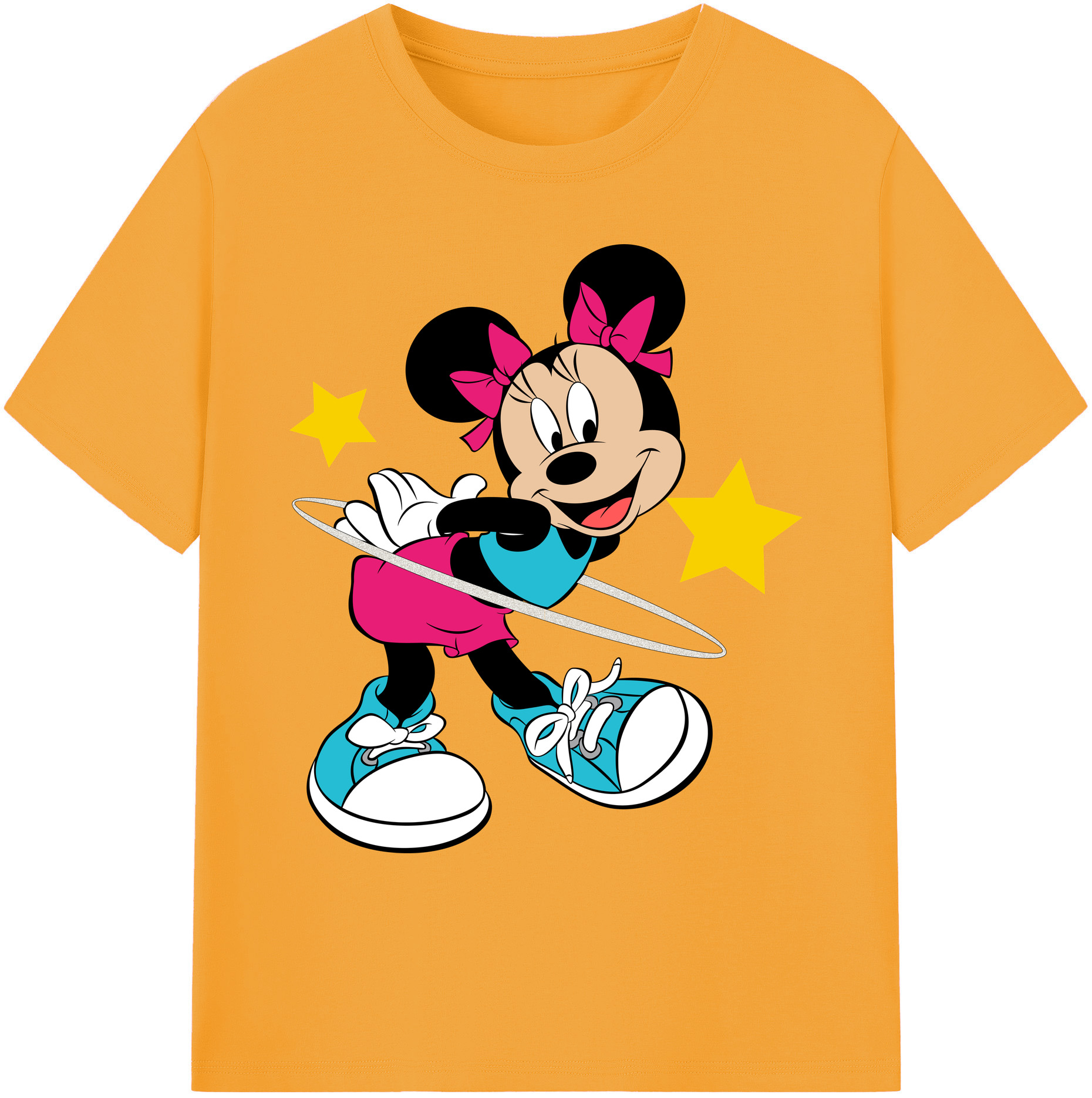 ミッキーマウス Mickey Mouse 綿100％ メンズ半袖Tシャツ｜肌触りやわらか＆通気性