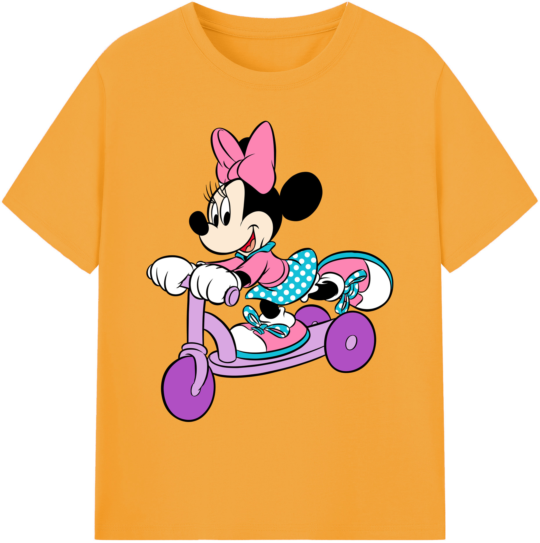 ミッキーマウス Mickey Mouse 綿100％ メンズ半袖Tシャツ｜肌触りやわらか＆通気性