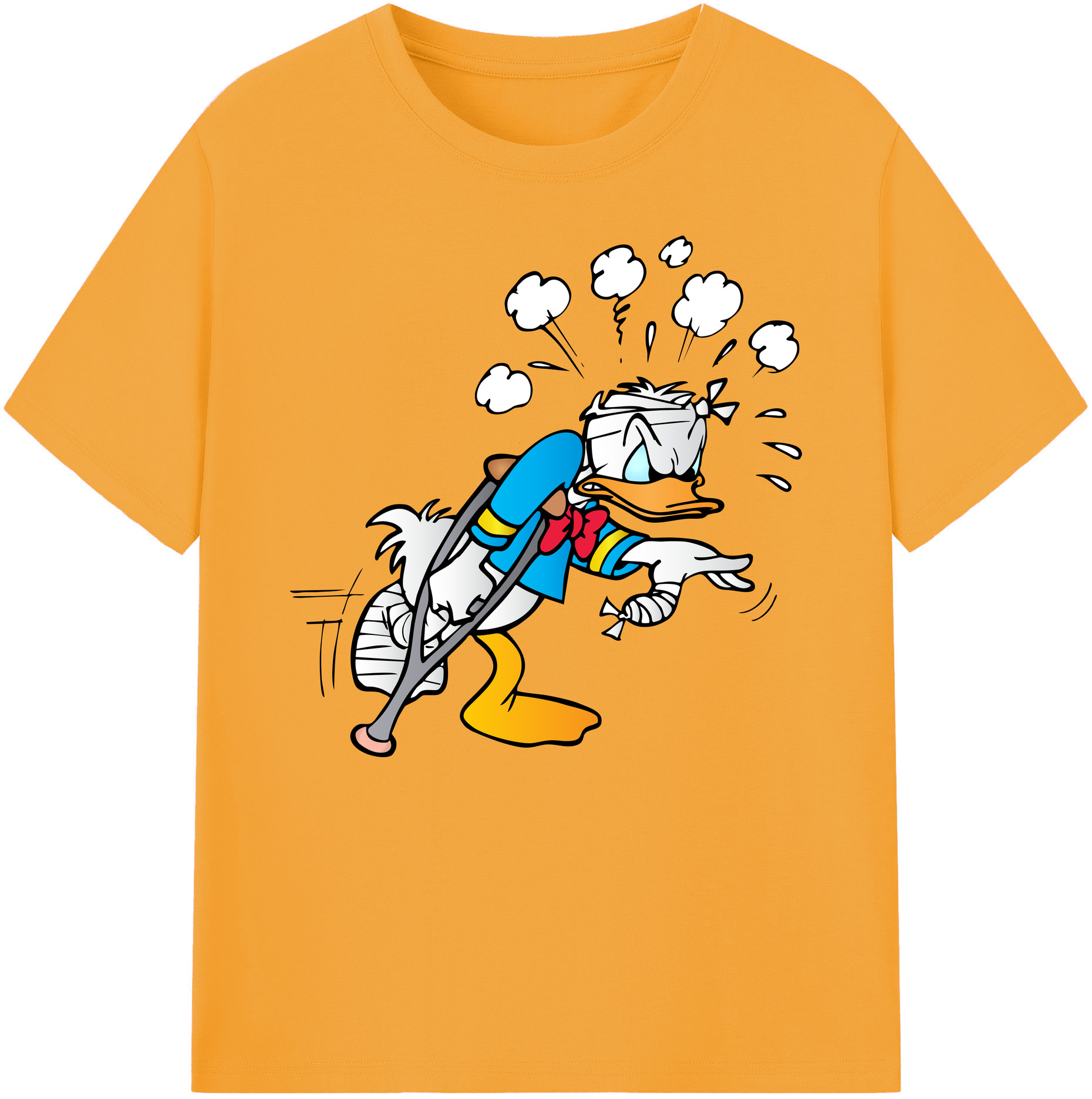 ミッキーマウス Mickey Mouse 綿100％ メンズ半袖Tシャツ｜肌触りやわらか＆通気性