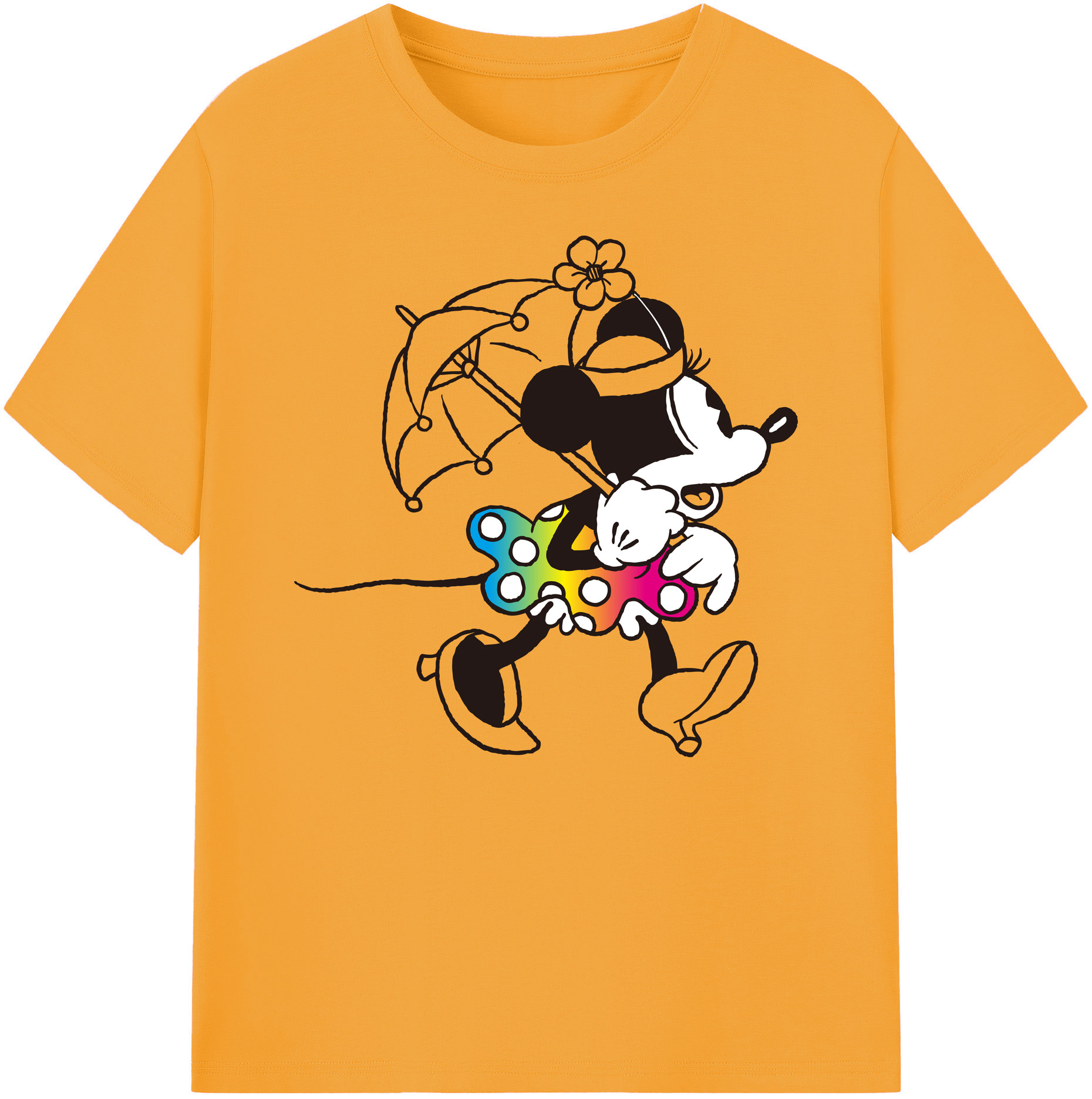 ミッキーマウス Mickey Mouse 綿100％ メンズ半袖Tシャツ｜肌触りやわらか＆通気性