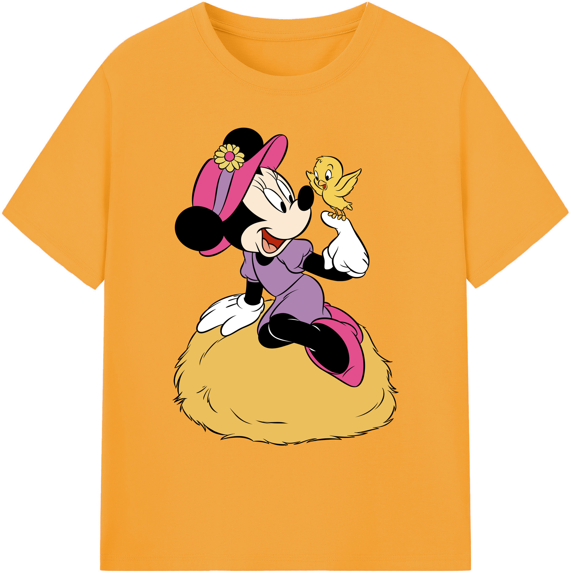 ミッキーマウス Mickey Mouse 綿100％ メンズ半袖Tシャツ｜肌触りやわらか＆通気性