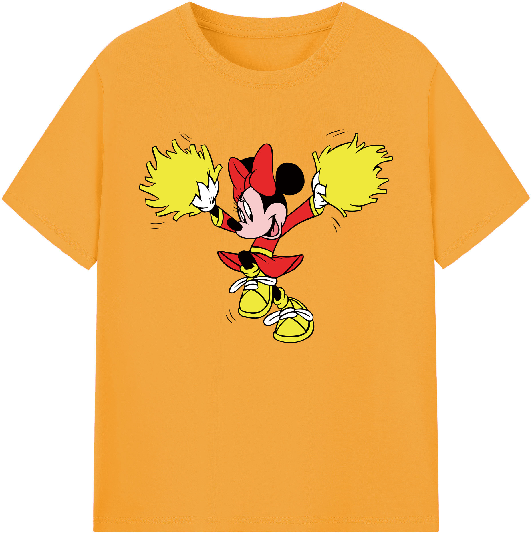 ミッキーマウス Mickey Mouse 綿100％ メンズ半袖Tシャツ｜肌触りやわらか＆通気性