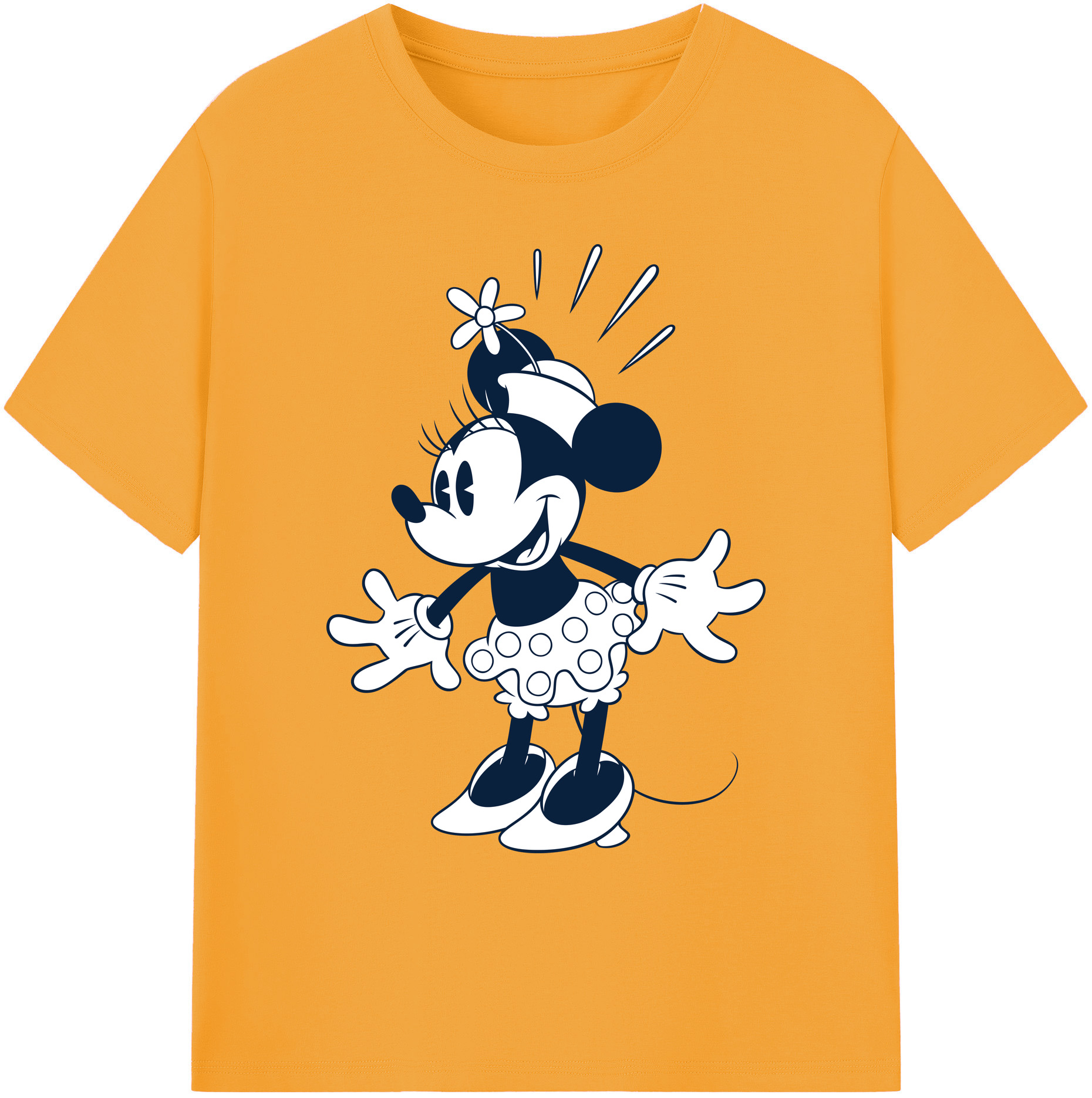 ミッキーマウス Mickey Mouse 綿100％ メンズ半袖Tシャツ｜肌触りやわらか＆通気性