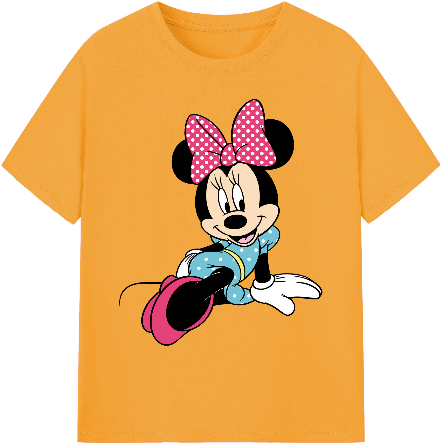 ミッキーマウス Mickey Mouse 綿100％ メンズ半袖Tシャツ｜肌触りやわらか＆通気性