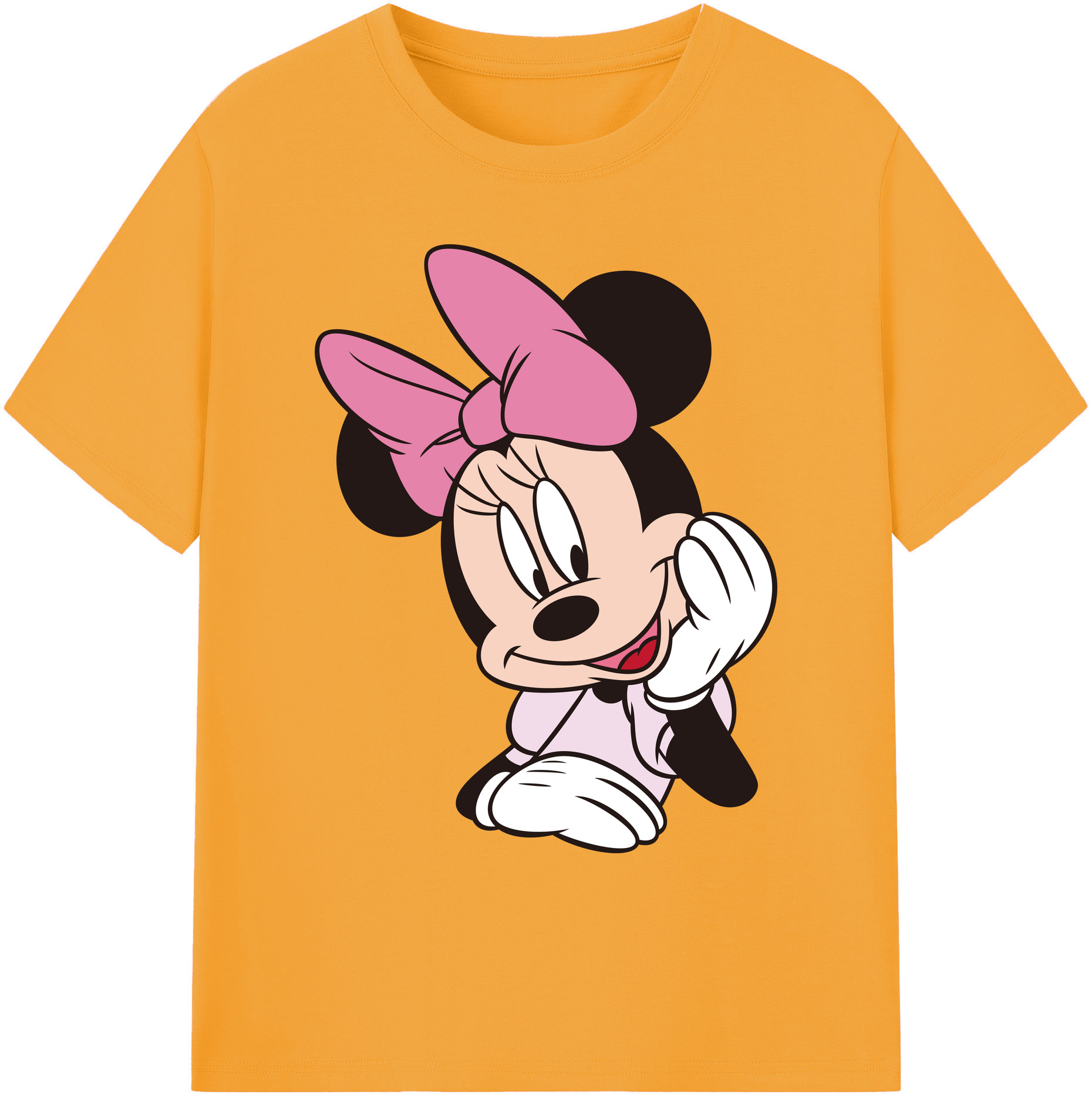ミッキーマウス Mickey Mouse 綿100％ メンズ半袖Tシャツ｜肌触りやわらか＆通気性