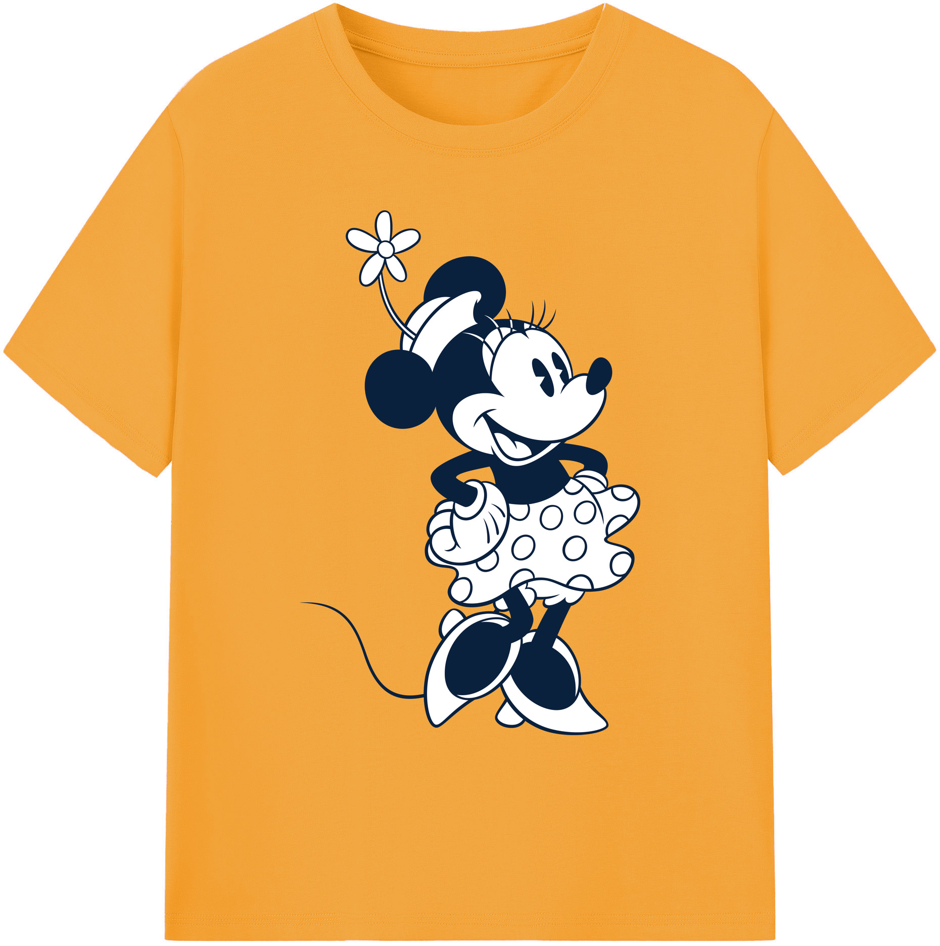 ミッキーマウス Mickey Mouse 綿100％ メンズ半袖Tシャツ｜肌触りやわらか＆通気性