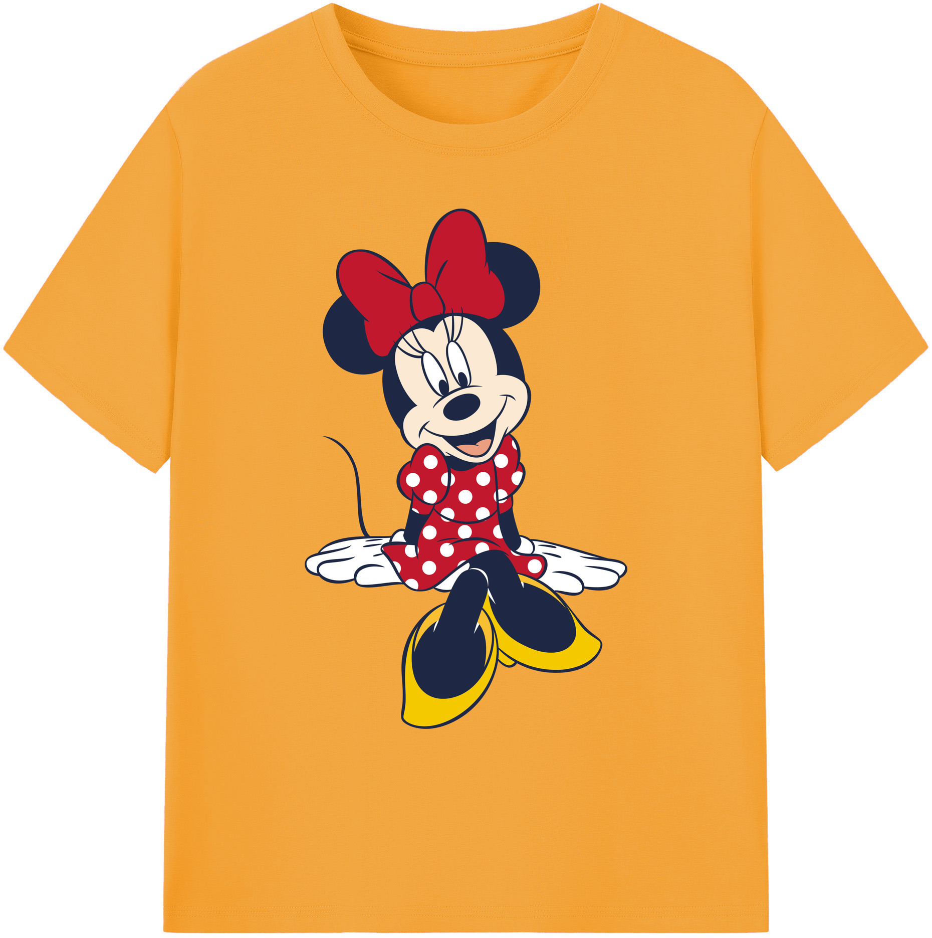 ミッキーマウス Mickey Mouse 綿100％ メンズ半袖Tシャツ｜肌触りやわらか＆通気性