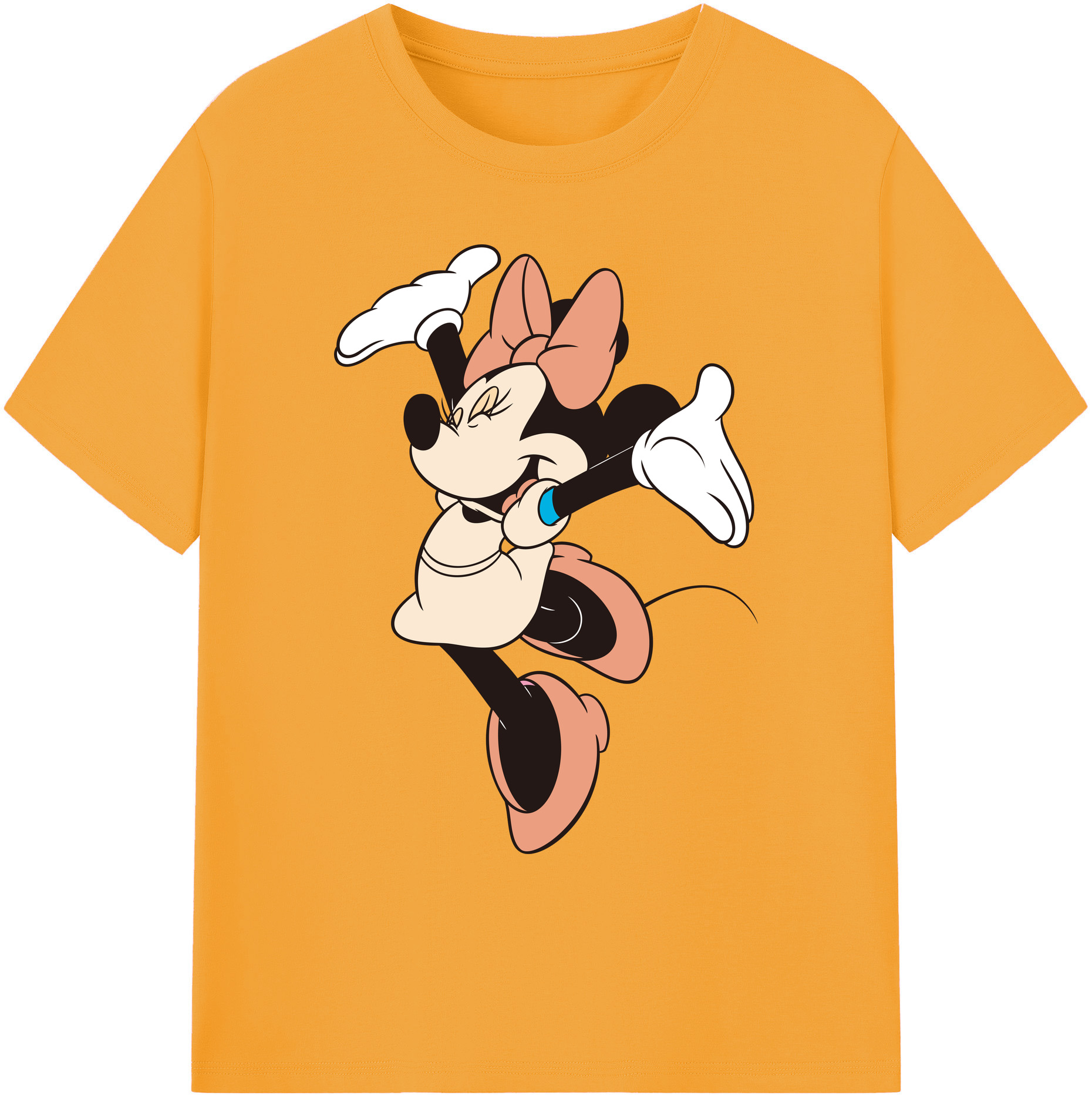 ミッキーマウス Mickey Mouse 綿100％ メンズ半袖Tシャツ｜肌触りやわらか＆通気性