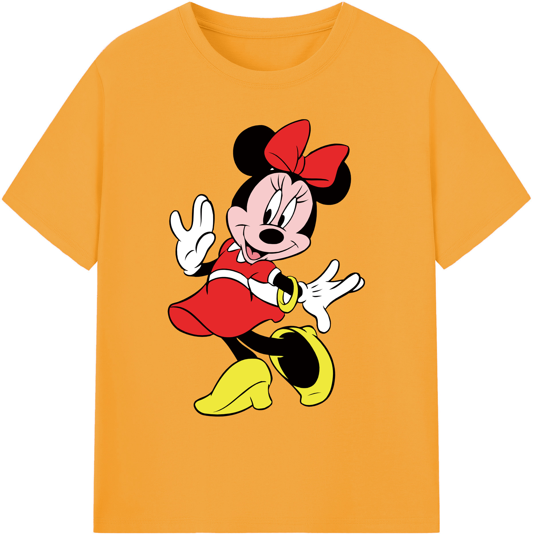 ミッキーマウス Mickey Mouse 綿100％ メンズ半袖Tシャツ｜肌触りやわらか＆通気性