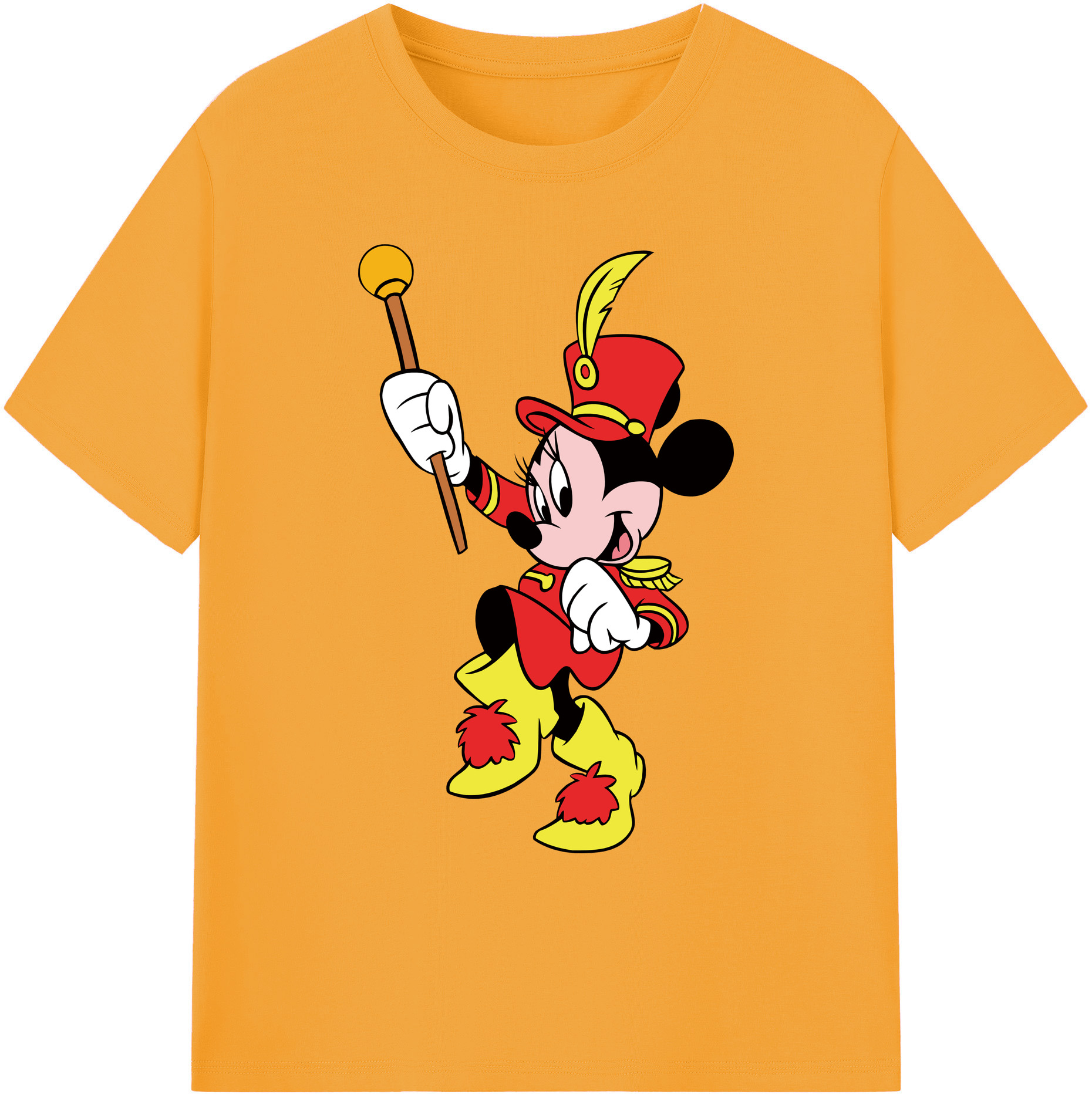 ミッキーマウス Mickey Mouse 綿100％ メンズ半袖Tシャツ｜肌触りやわらか＆通気性