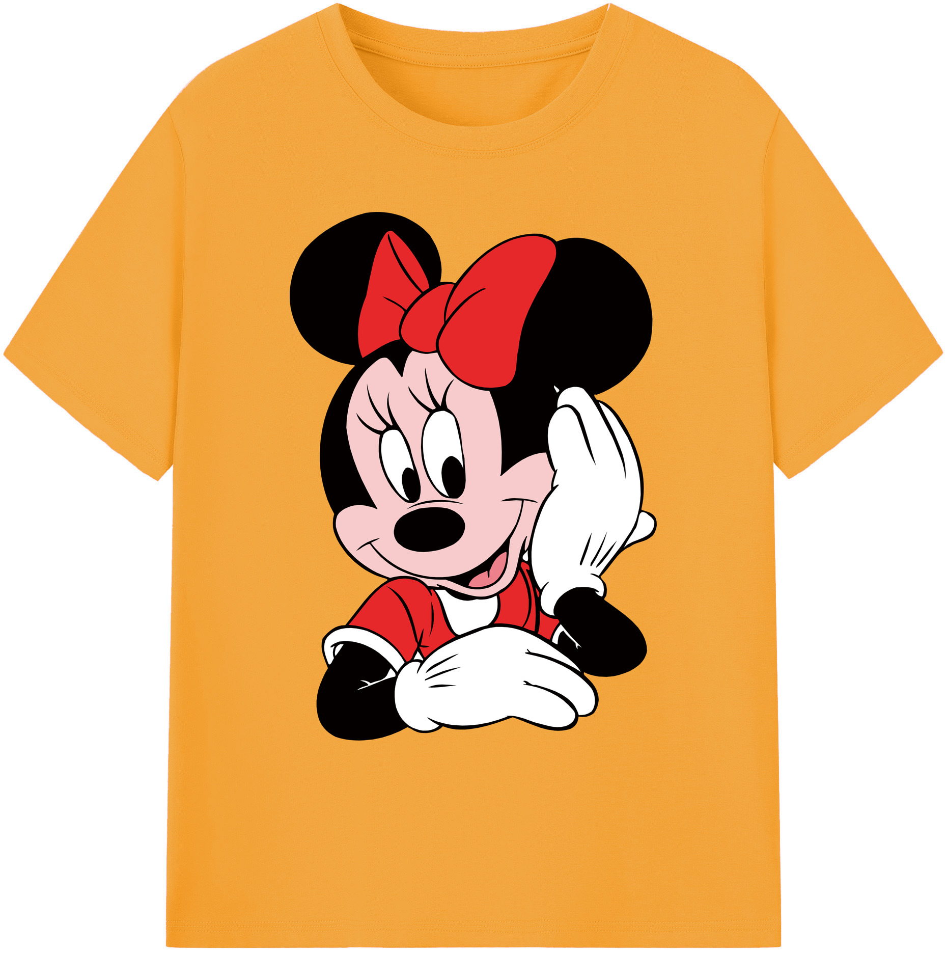 ミッキーマウス Mickey Mouse 綿100％ メンズ半袖Tシャツ｜肌触りやわらか＆通気性