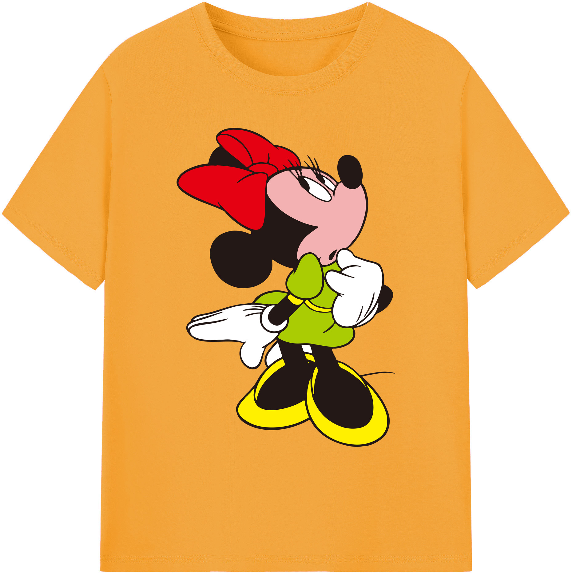 ミッキーマウス Mickey Mouse 綿100％ メンズ半袖Tシャツ｜肌触りやわらか＆通気性