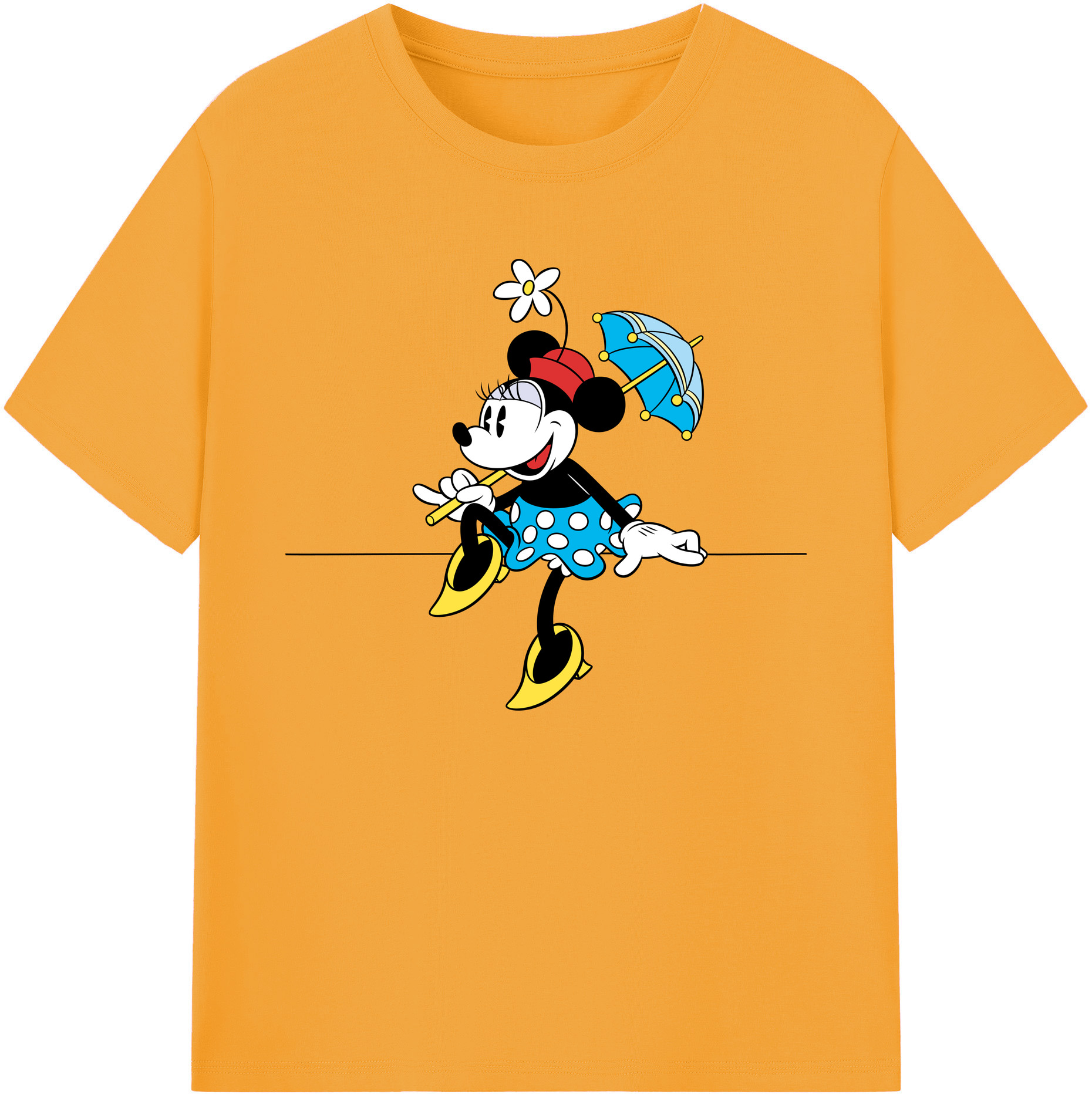 ミッキーマウス Mickey Mouse 綿100％ メンズ半袖Tシャツ｜肌触りやわらか＆通気性