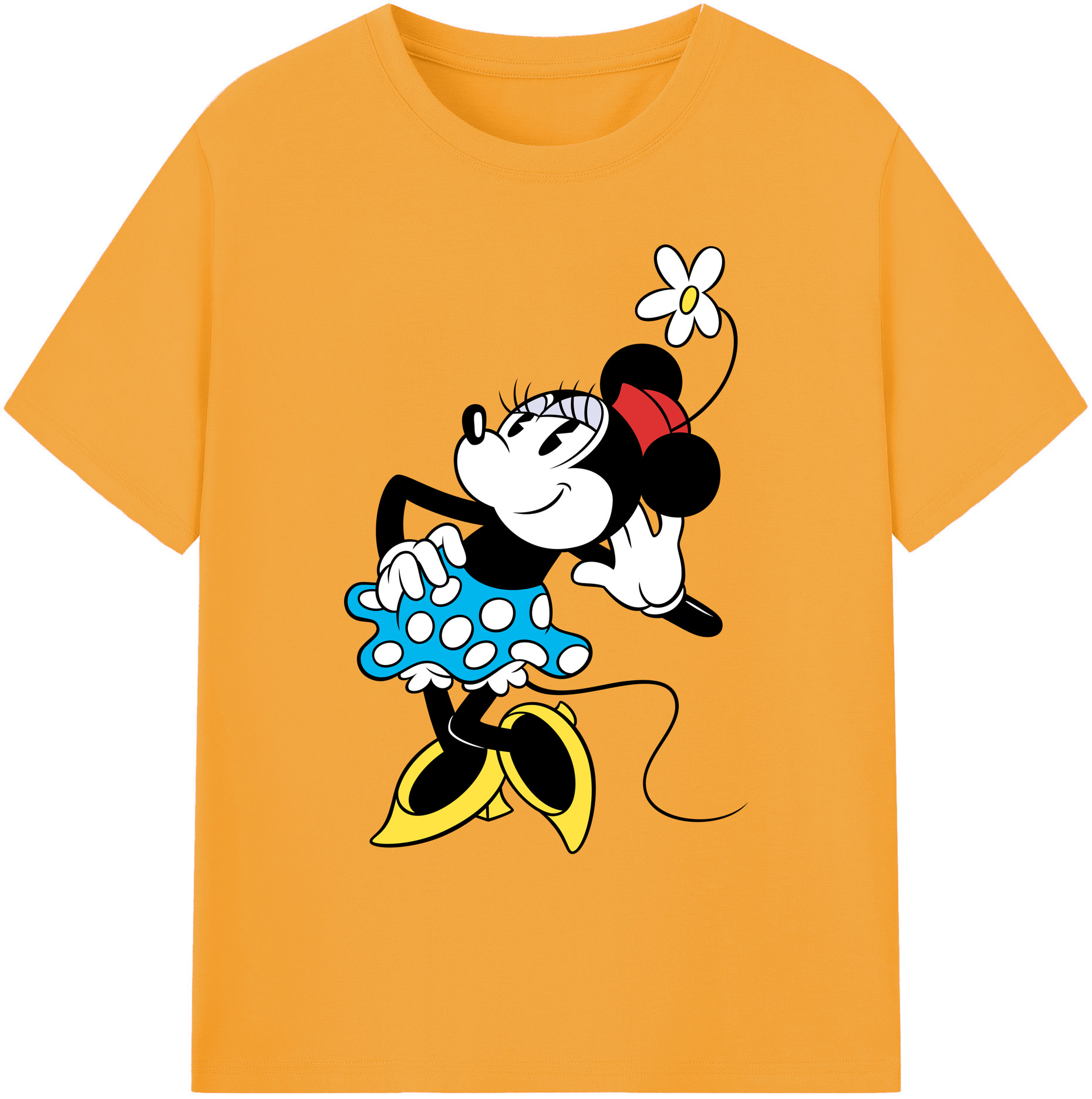 ミッキーマウス Mickey Mouse 綿100％ メンズ半袖Tシャツ｜肌触りやわらか＆通気性