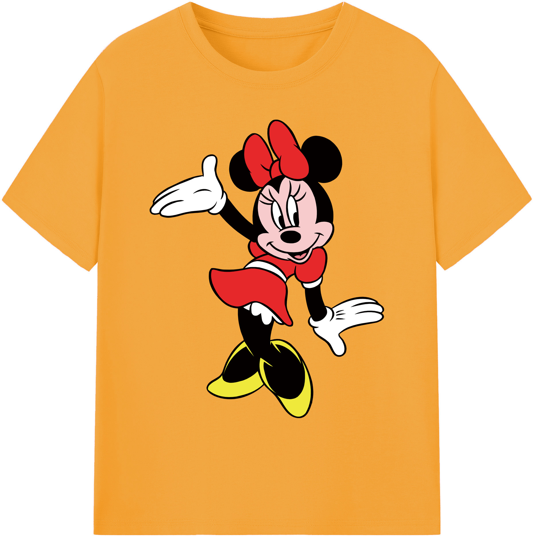 ミッキーマウス Mickey Mouse 綿100％ メンズ半袖Tシャツ｜肌触りやわらか＆通気性