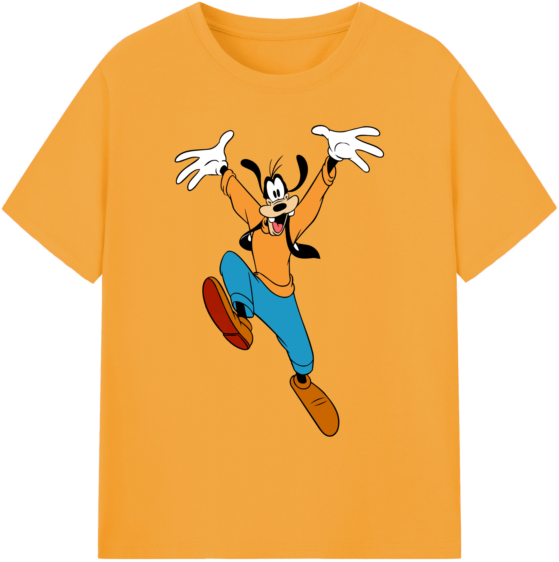 ミッキーマウス Mickey Mouse 綿100％ メンズ半袖Tシャツ｜肌触りやわらか＆通気性