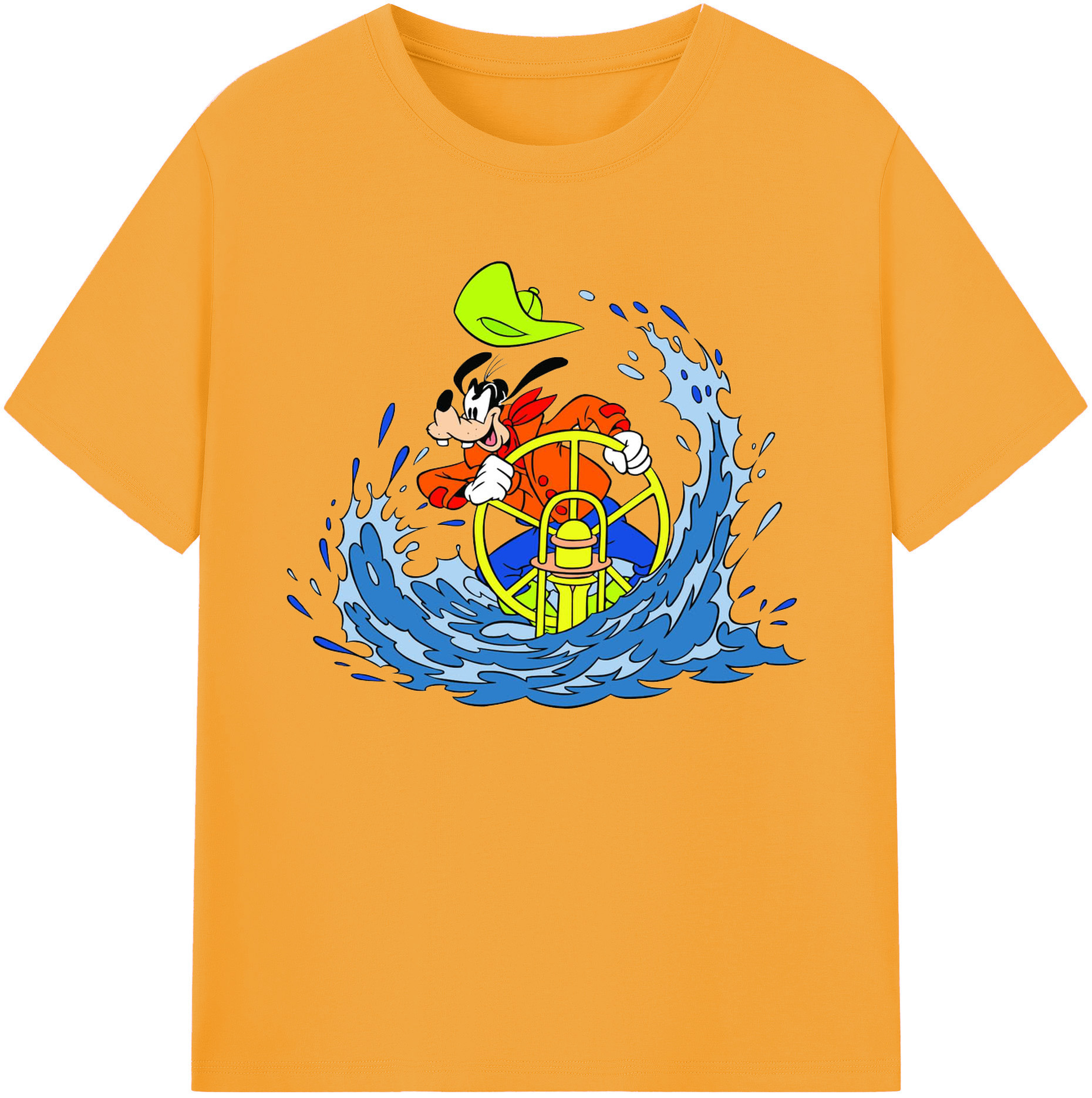 ミッキーマウス Mickey Mouse 綿100％ メンズ半袖Tシャツ｜肌触りやわらか＆通気性