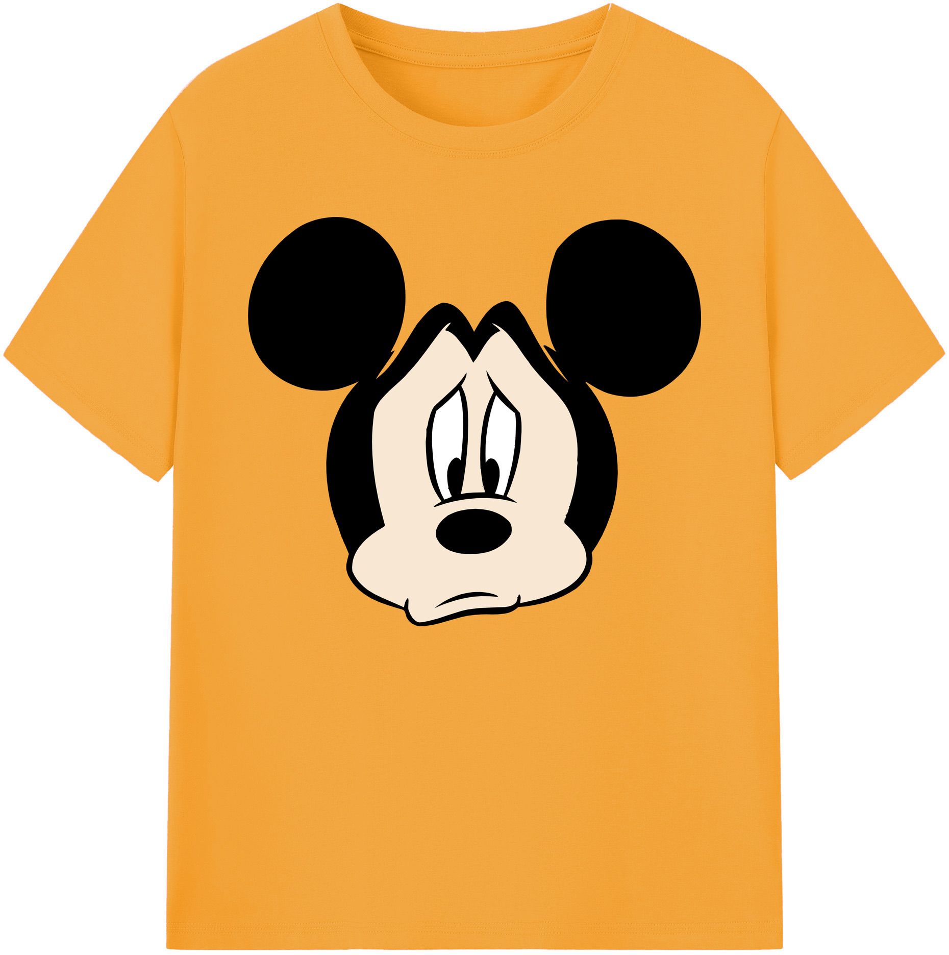 ミッキーマウス Mickey Mouse 綿100％ メンズ半袖Tシャツ｜肌触りやわらか＆通気性