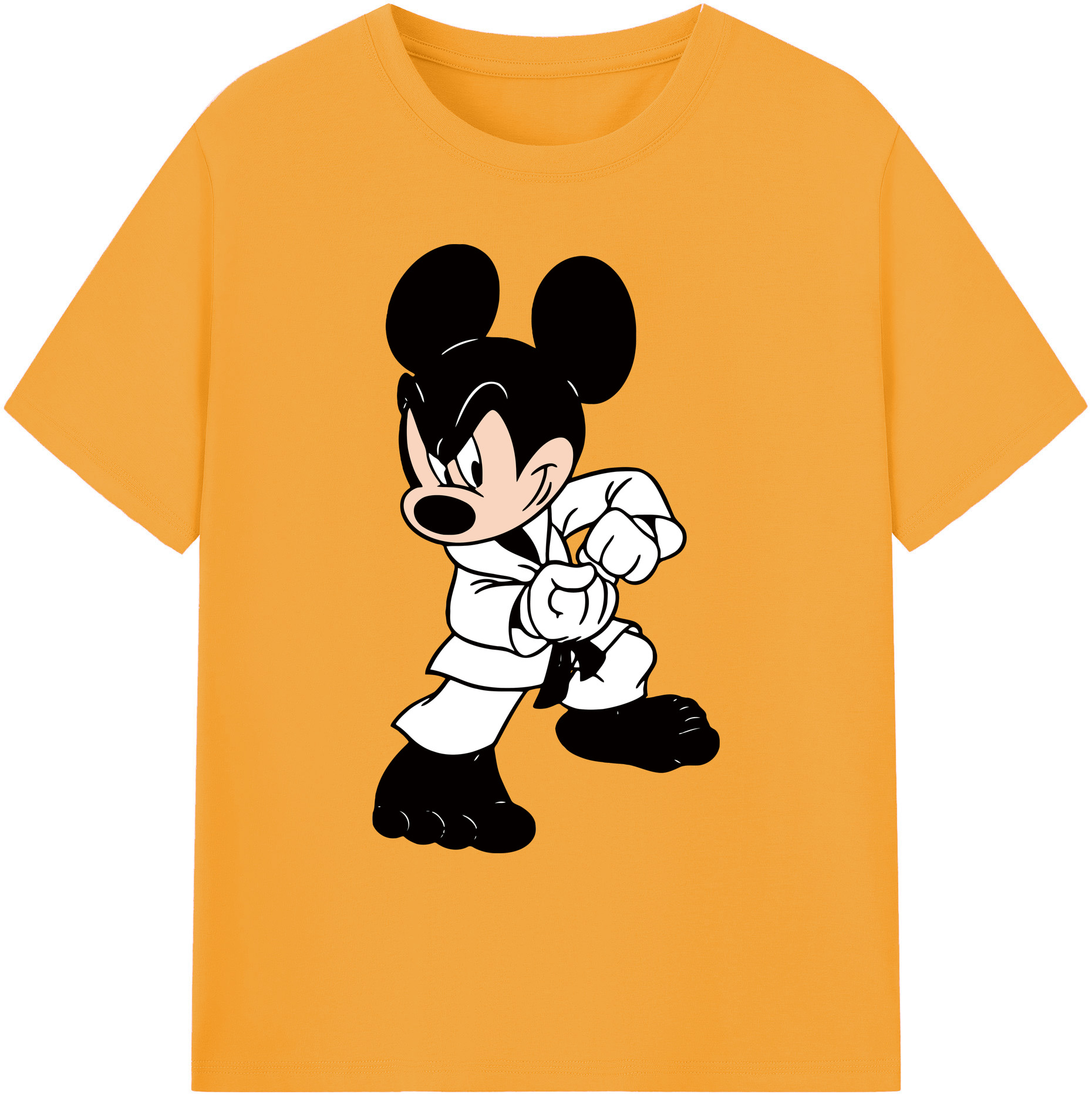 ミッキーマウス Mickey Mouse 綿100％ メンズ半袖Tシャツ｜肌触りやわらか＆通気性