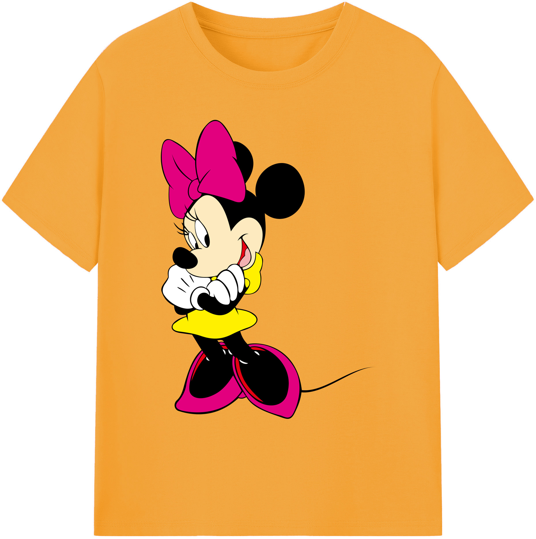 ミッキーマウス Mickey Mouse 綿100％ メンズ半袖Tシャツ｜肌触りやわらか＆通気性