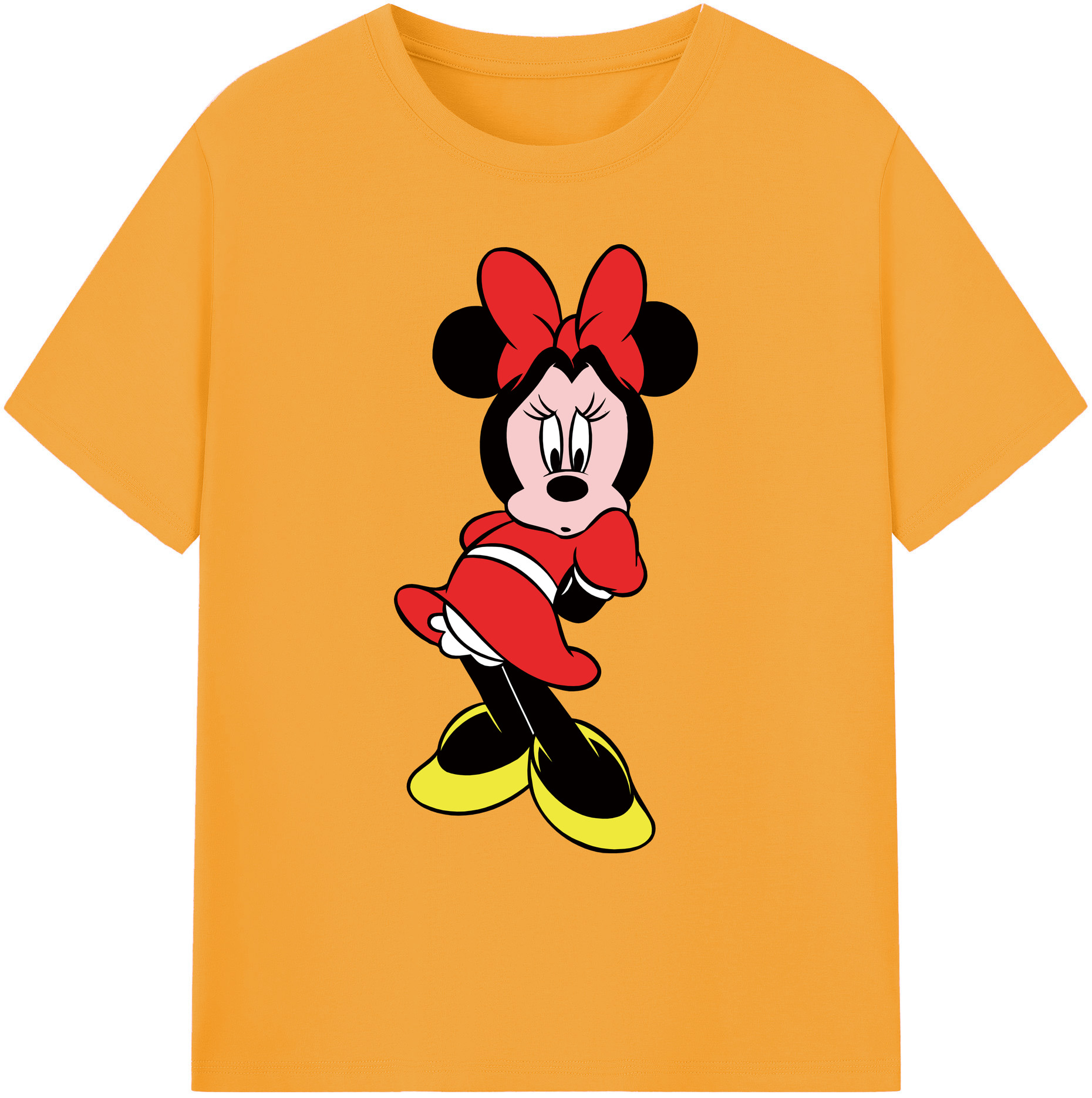 ミッキーマウス Mickey Mouse 綿100％ メンズ半袖Tシャツ｜肌触りやわらか＆通気性