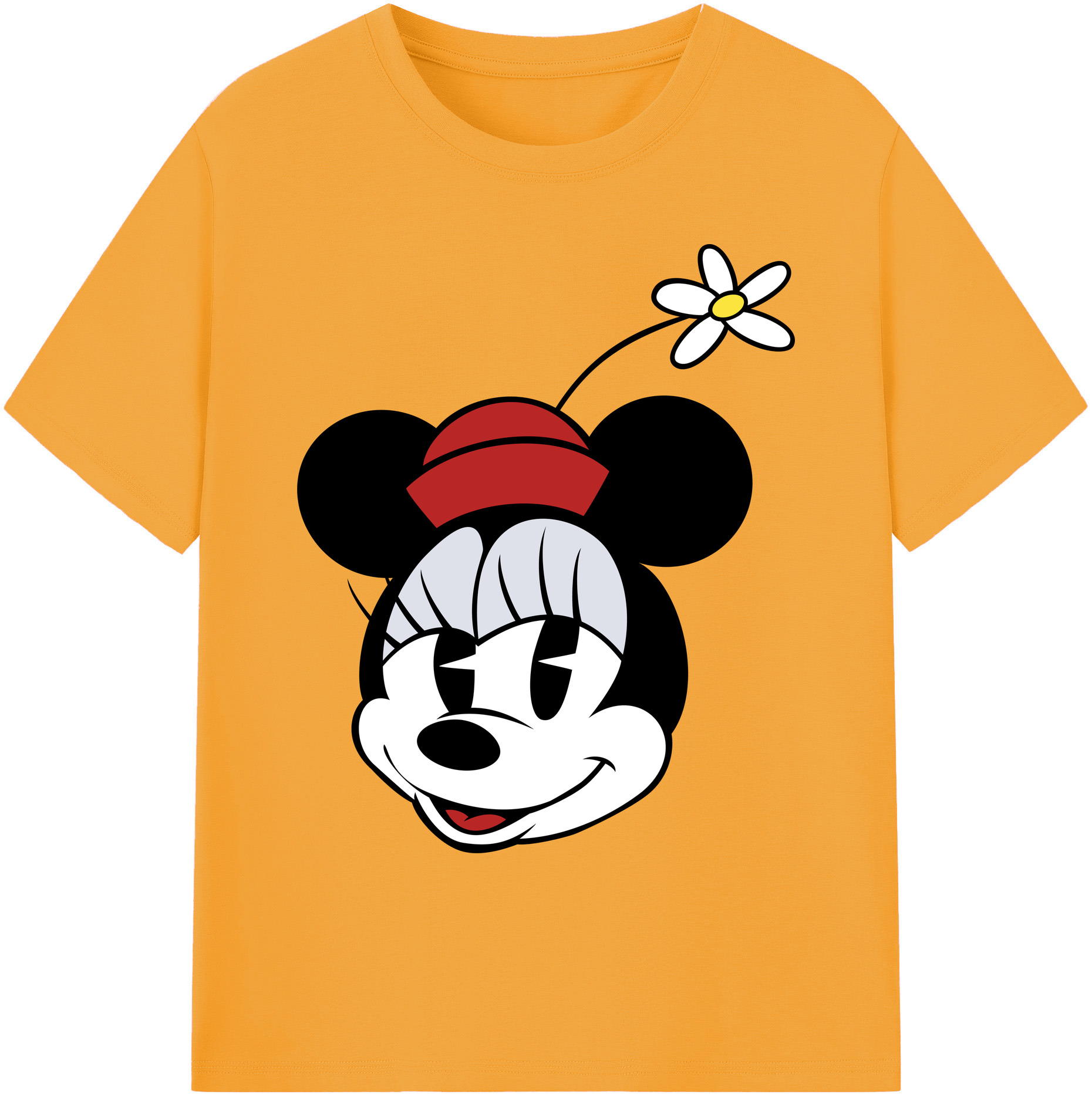 ミッキーマウス Mickey Mouse 綿100％ メンズ半袖Tシャツ｜肌触りやわらか＆通気性
