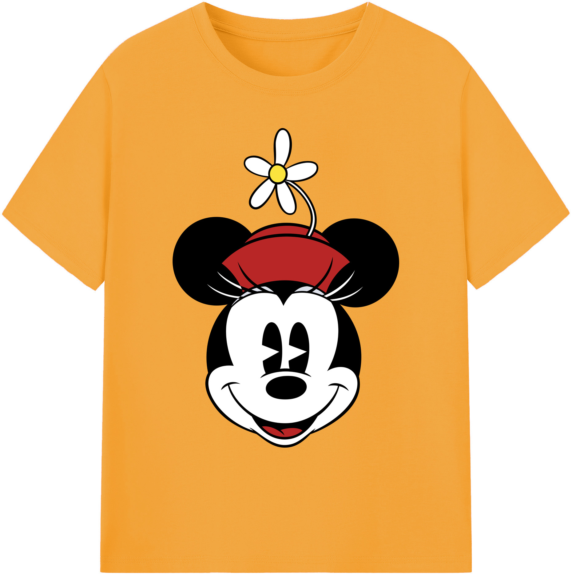 ミッキーマウス Mickey Mouse 綿100％ メンズ半袖Tシャツ｜肌触りやわらか＆通気性